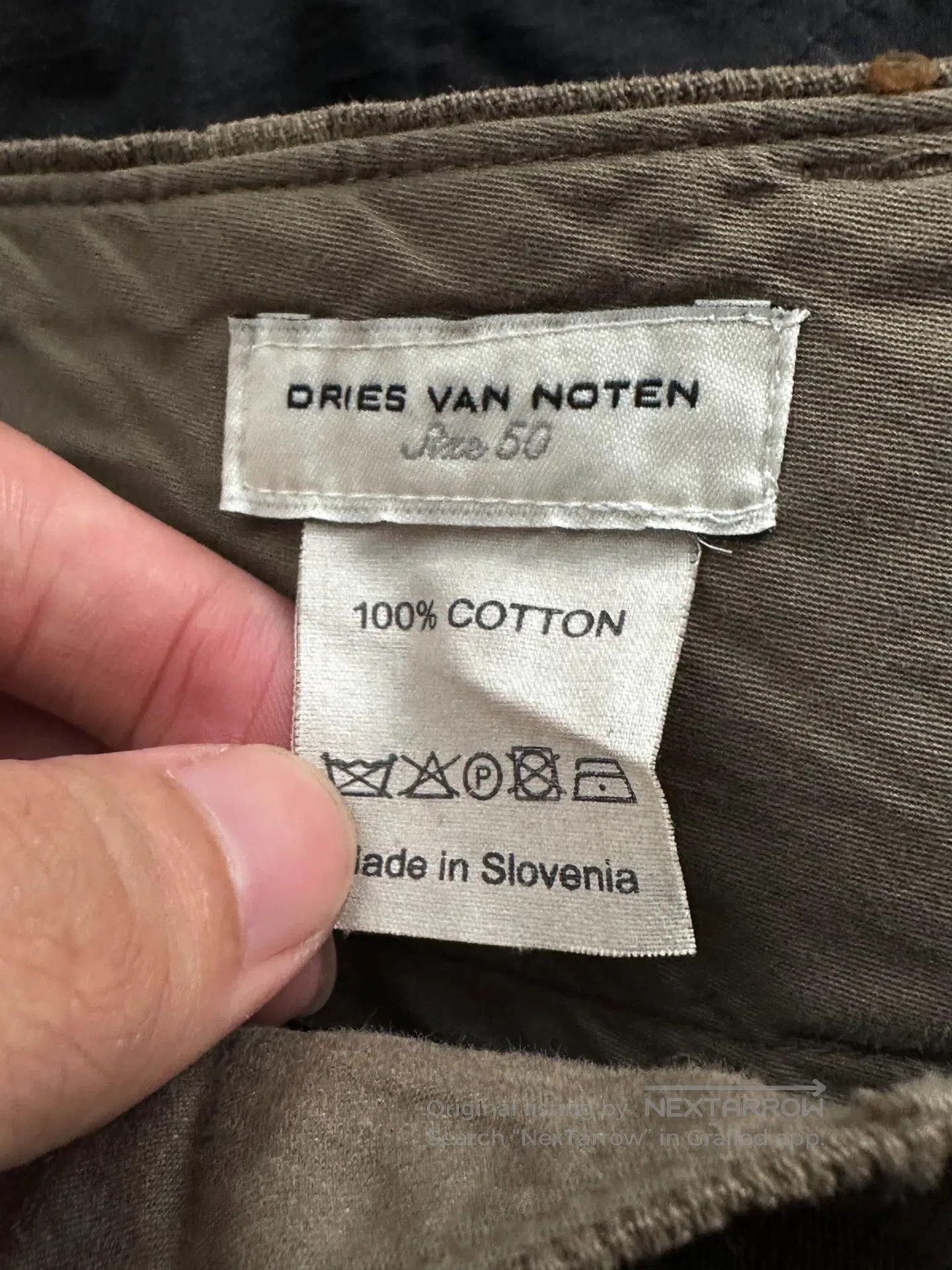 Dries Van Noten DRIES VAN NOTEN 00s Belt-sewn long pants| Size US 34 / EU 50 - 4 Thumbnail