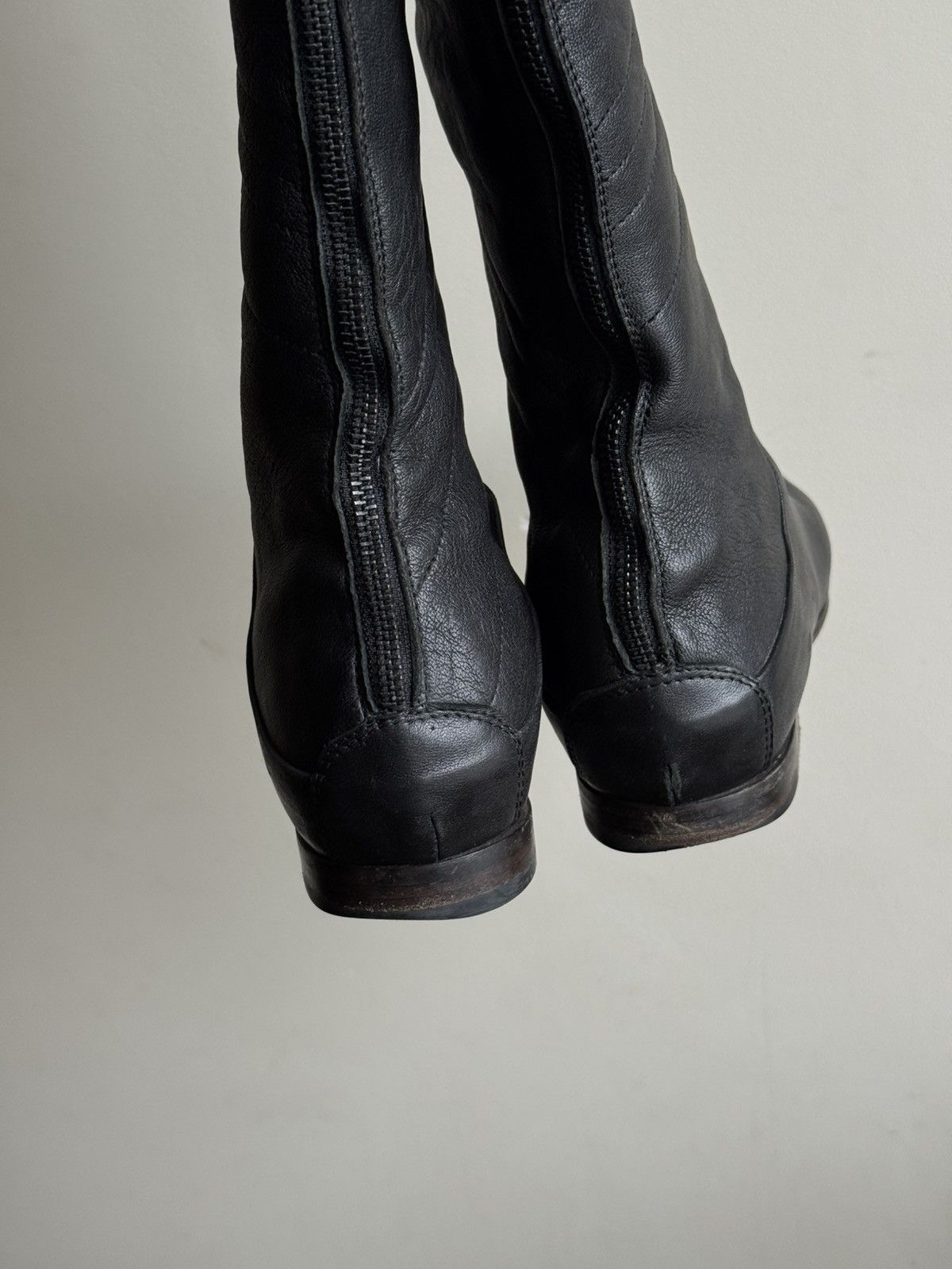 Buttero Buttero Luxe Genuine Leather Black High Boots Made in Italy Size US 7.5 / EU 40-41 - 5 Thumbnail