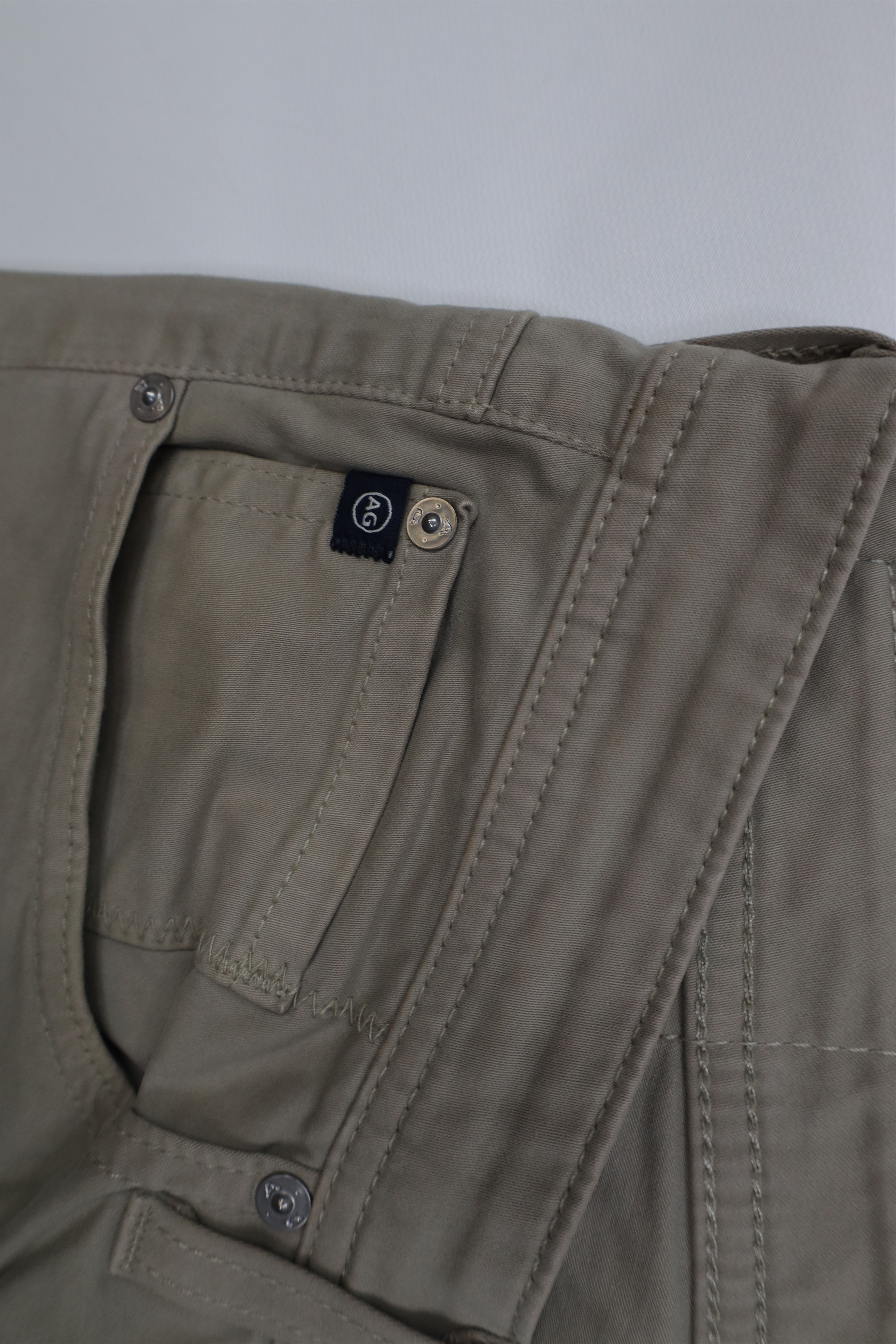 Vintage Adriano Goldschmied The Graduate Tapered Leg Pants Beige Size US 36 / EU 52 - 9 Thumbnail
