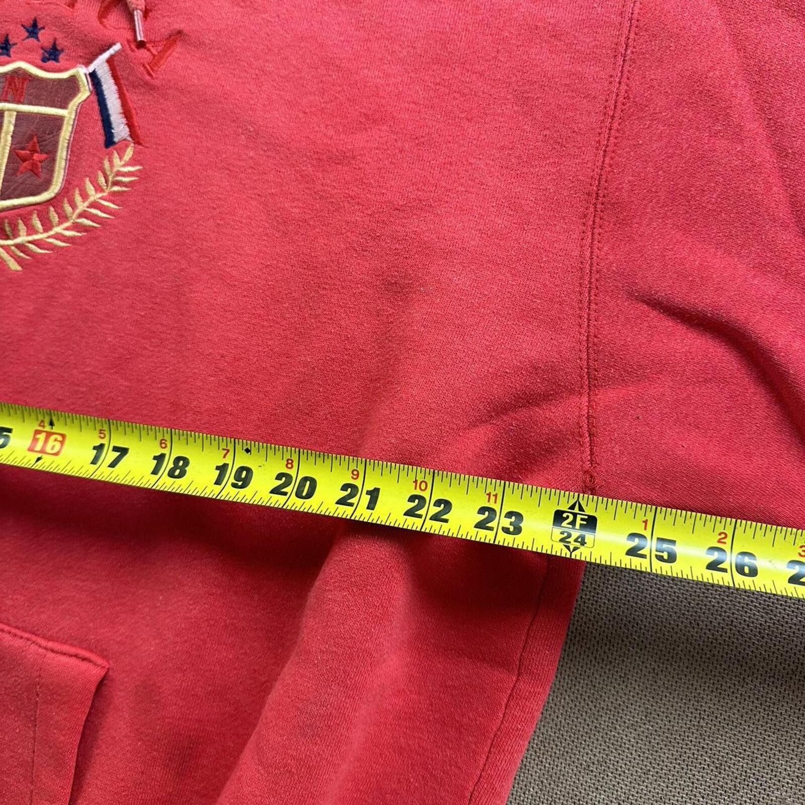 Nautica Vintage Nautica red hoodie with embroidered logo Size US XL / EU 56 / 4 - 5 Thumbnail