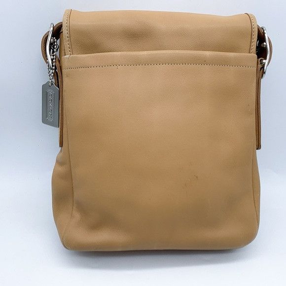 Coach Coach Cowhide Leather Crossbody Messenger Bag in Tan Size ONE SIZE - 3 Thumbnail