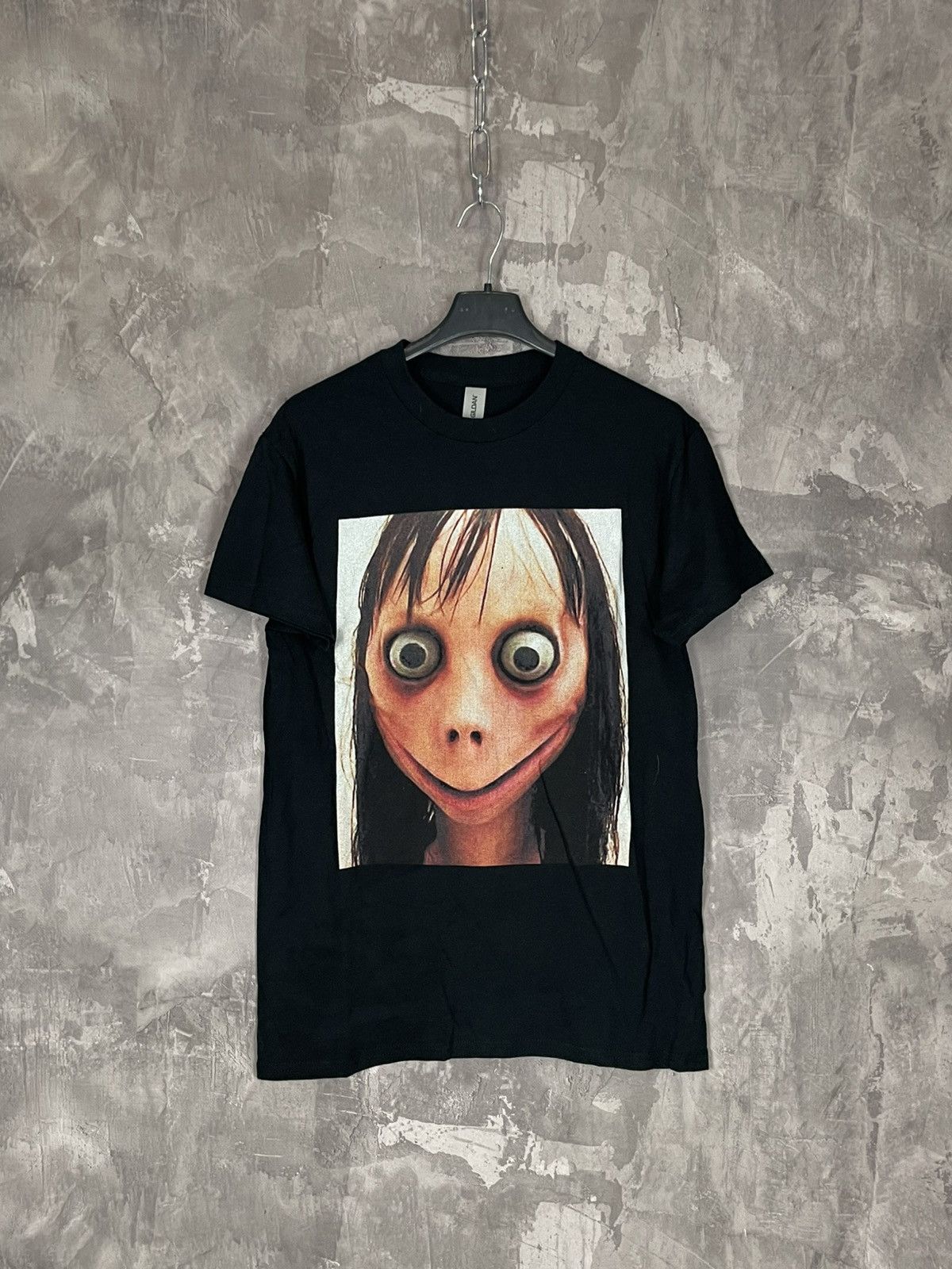 Japanese Brand × Vintage Vintage Scary Face Big Logo Y2K Momo T shirt Size US S / EU 44-46 / 1 - 1 Thumbnail