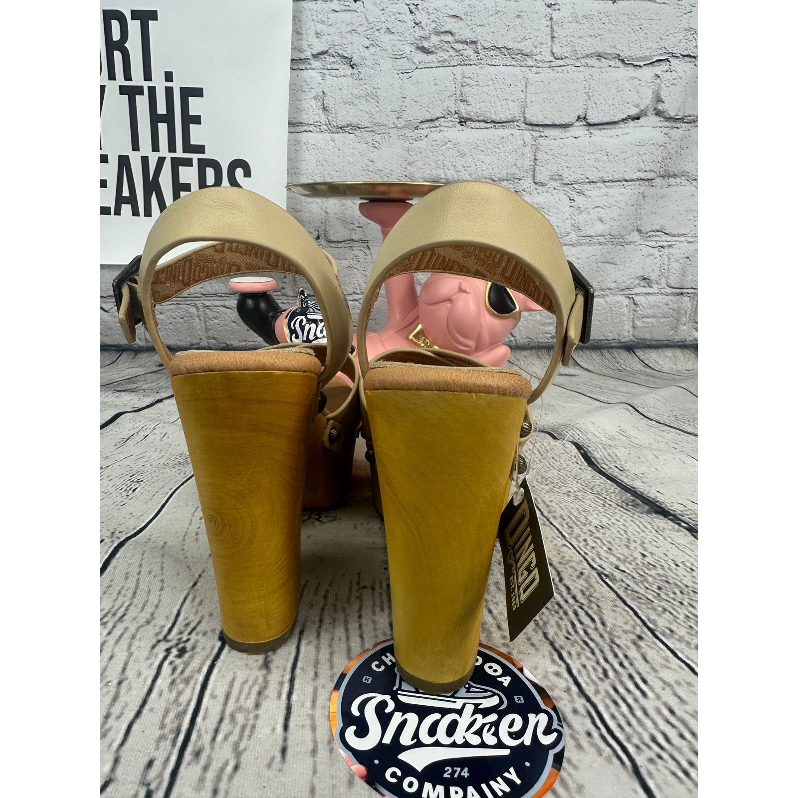 Dingo1969 Dingo Woodstock Platform Sandals Women 6.5 Sand Leather Boho Size US 6.5 / IT 36.5 - 4 Thumbnail