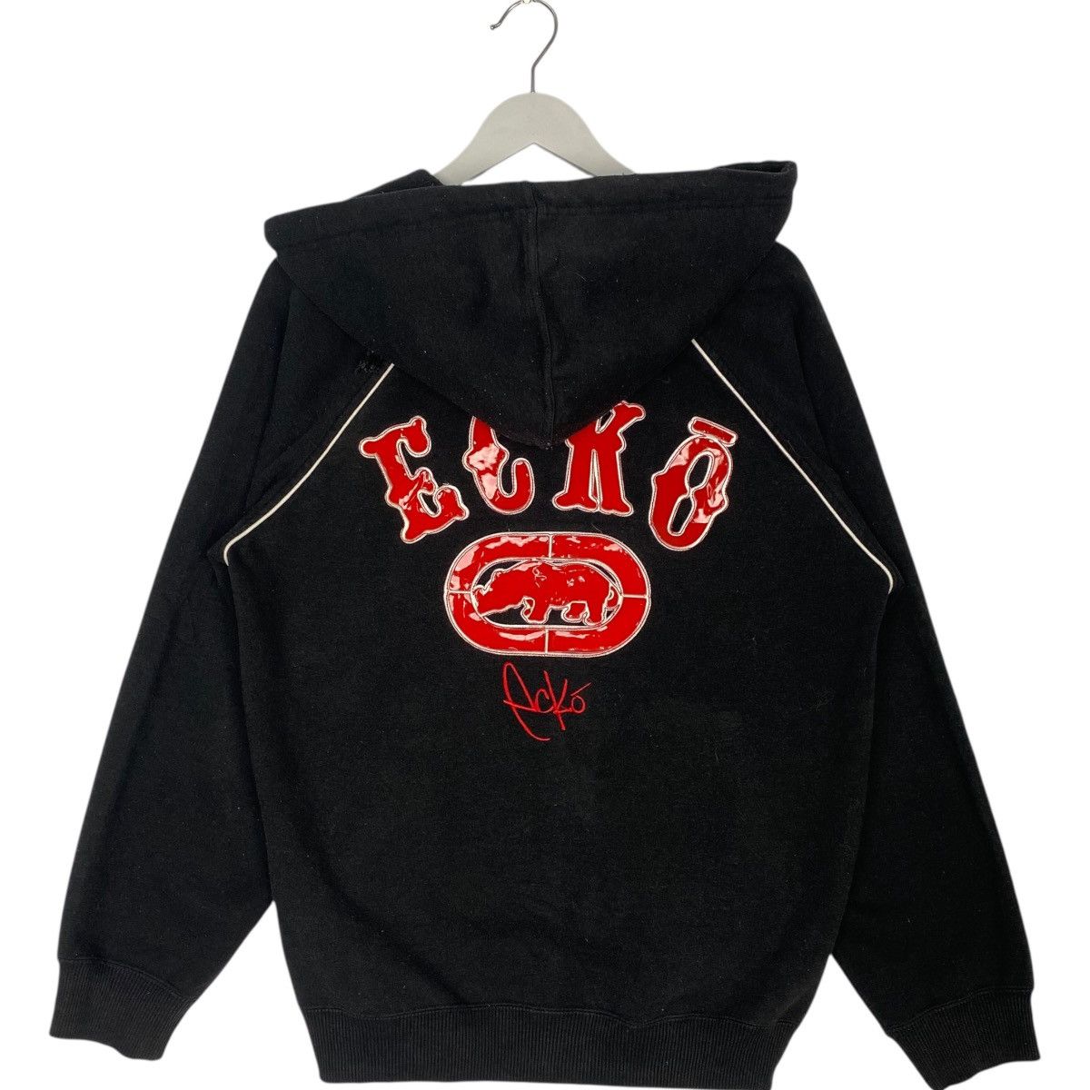 Other Vintage Ecko Unlimited Hoodie Full Zip Black Size M Size US M / EU 48-50 / 2 - 6 Thumbnail