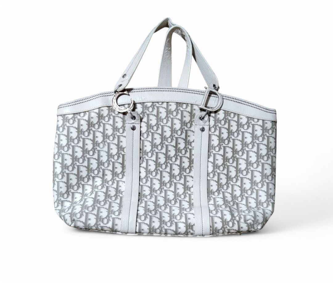 Dior Dior - Flower Embroidered Trotter Handbag Shoulder Bag Rare Size ONE SIZE - 4 Thumbnail