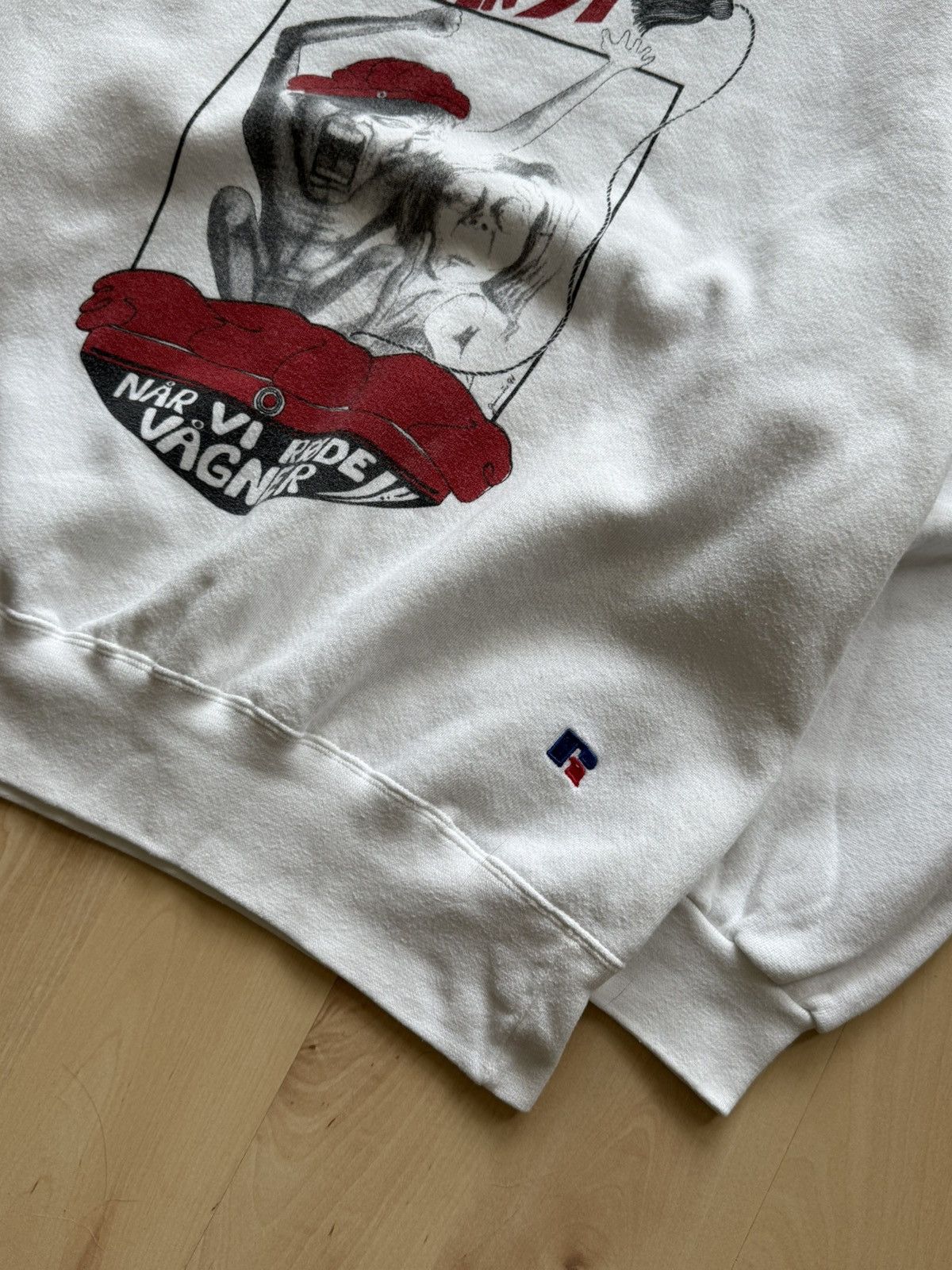 Russell Athletic 1991 Russell Athletic russe revyen vagner boxy sweatshirt Size US M / EU 48-50 / 2 - 2 Thumbnail