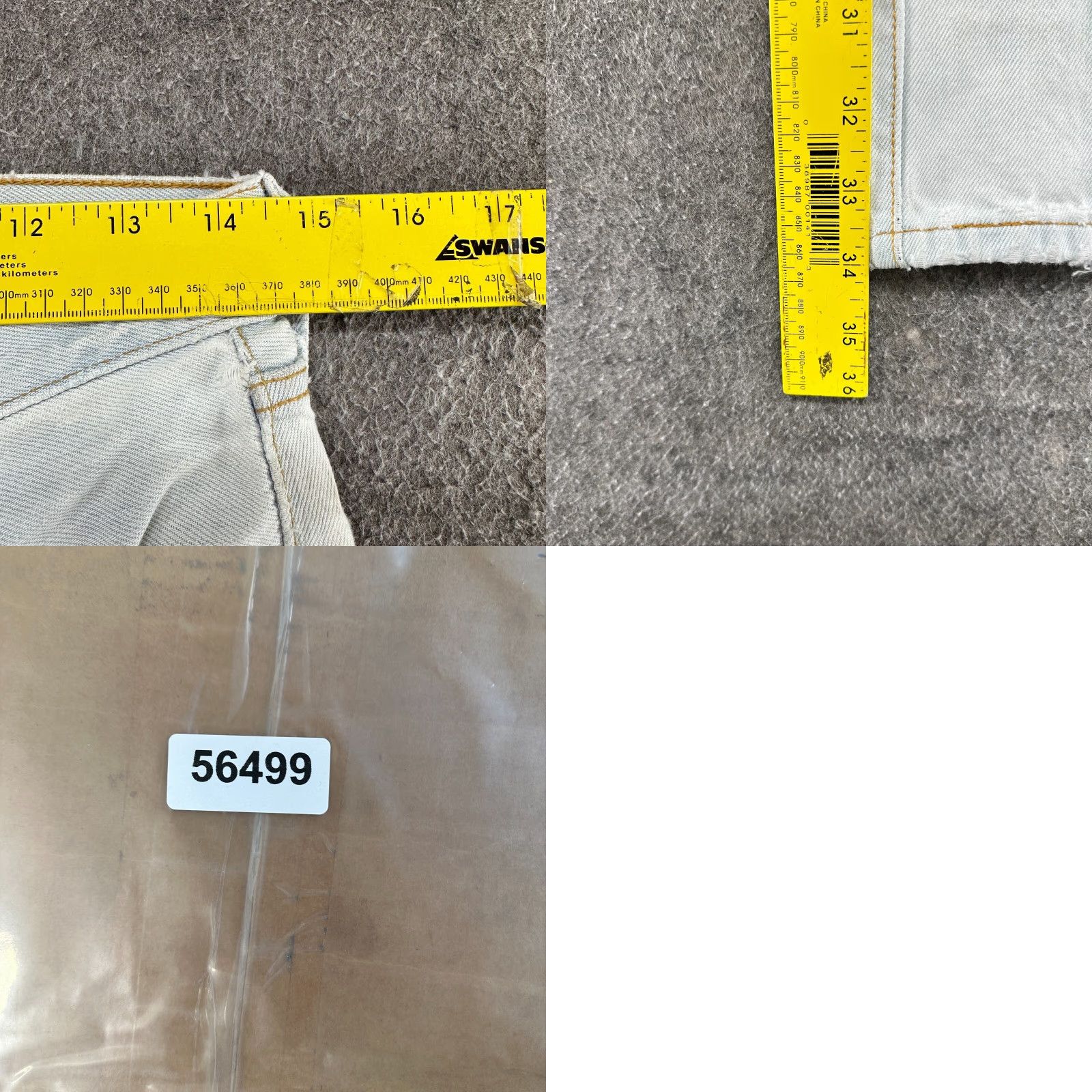 Levi's VINTAGE Levi's 501 Jeans Mens 30x34 Blue Regular Straight Light Wash Distressed 90s Y2K Size US 30 / EU 46 - 11 Thumbnail