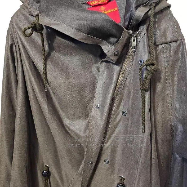 Vivienne Westwood Vivienne Westwood Red Logo Asymmetric Draping Jacket Carbo Size M / US 6-8 / IT 42-44 - 3 Thumbnail
