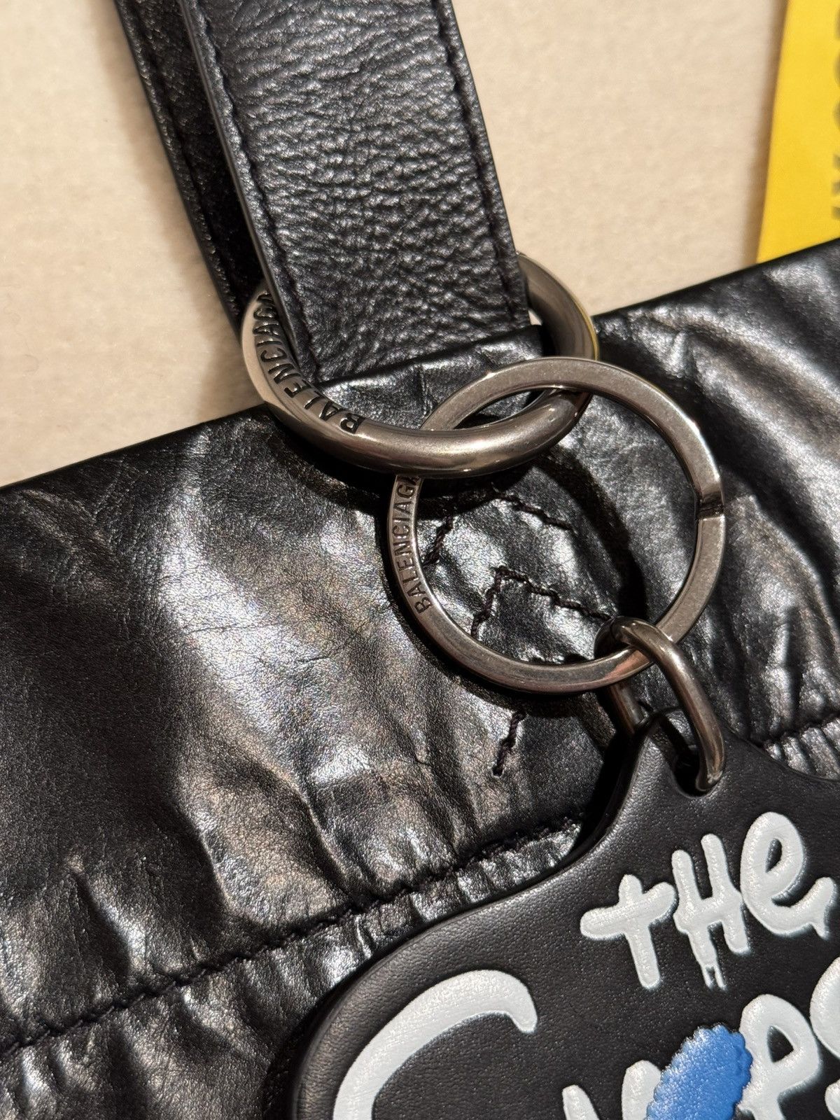 Balenciaga Balenciaga The Simpsons black tote bag bondage Keychain ring Size ONE SIZE - 17 Thumbnail