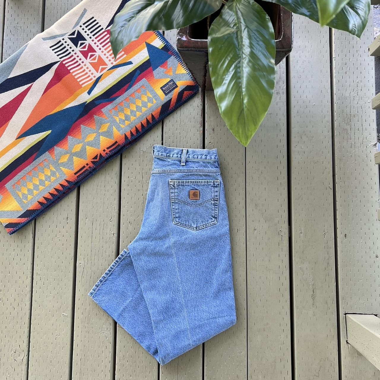 Vintage Vintage Carhartt Double Knee Carpenter Jeans Size US 34 / EU 50 - 3 Thumbnail