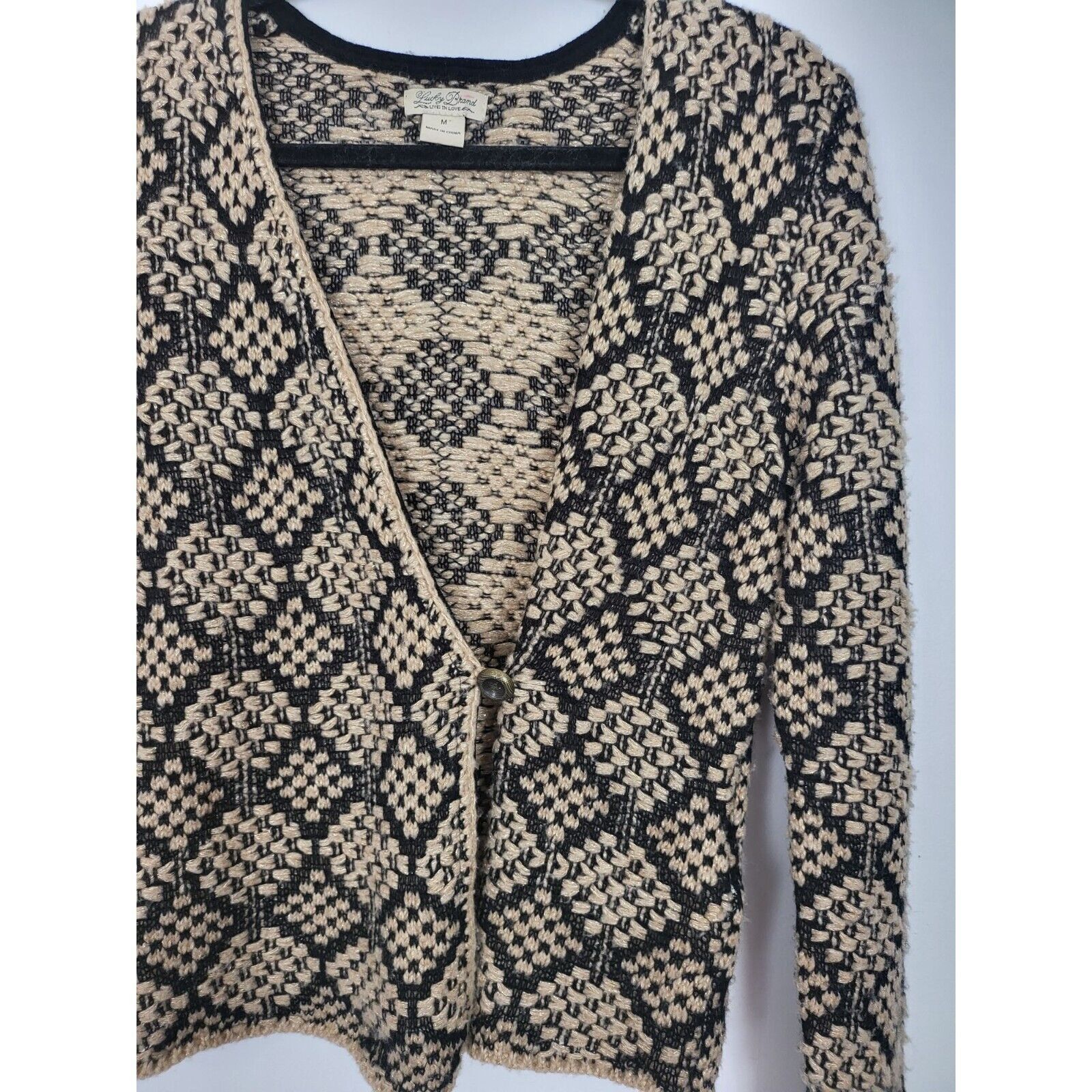 Lucky Brand Lucky Brand Lagen Look Cardigan Sweater M Womens Size M / US 6-8 / IT 42-44 - 3 Thumbnail