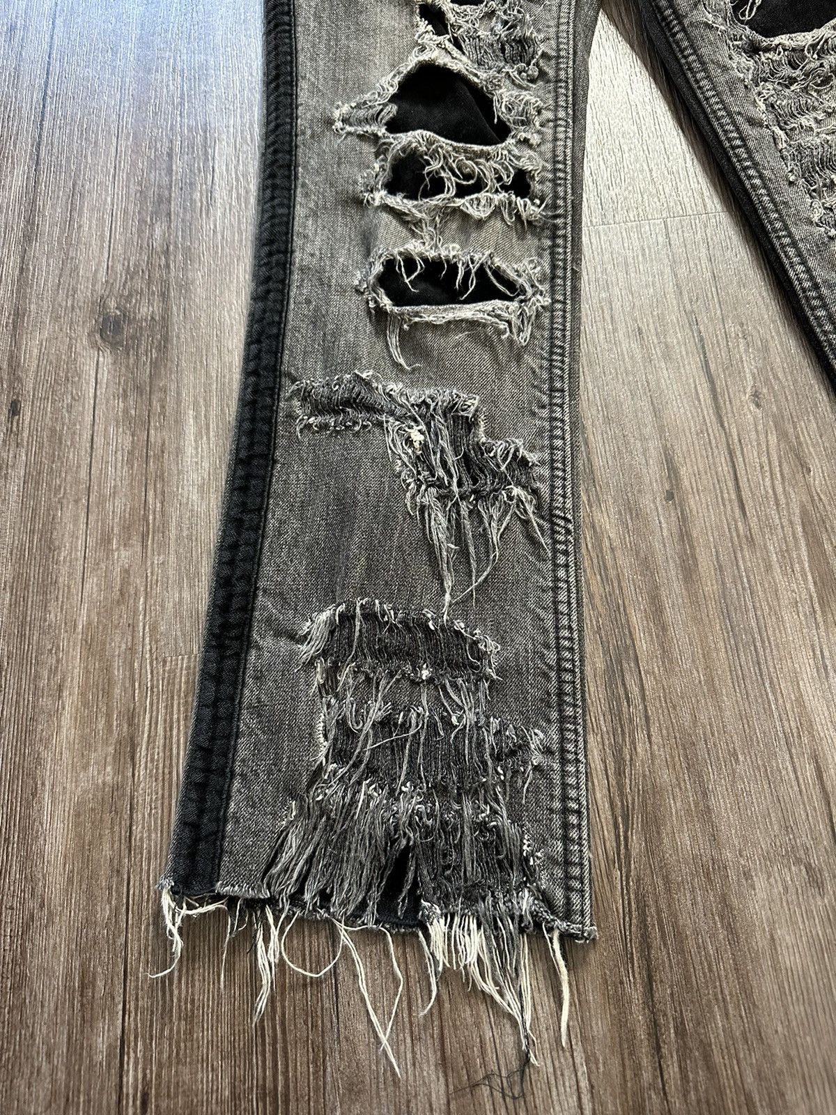 Undercover Undercover AW 02 Crash Denim Jeans Size US 29 - 7 Thumbnail