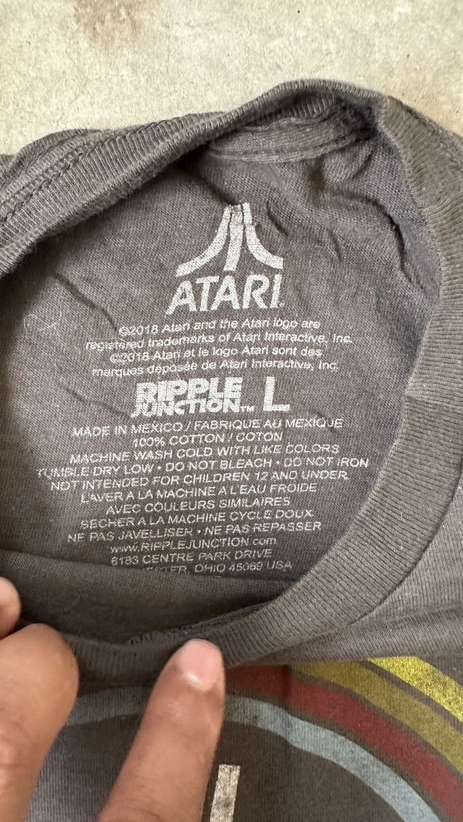 Vintage ATARI AMERICAN VIDEO GAMING PLAYSTATION TEE Size US L / EU 52-54 / 3 - 4 Thumbnail