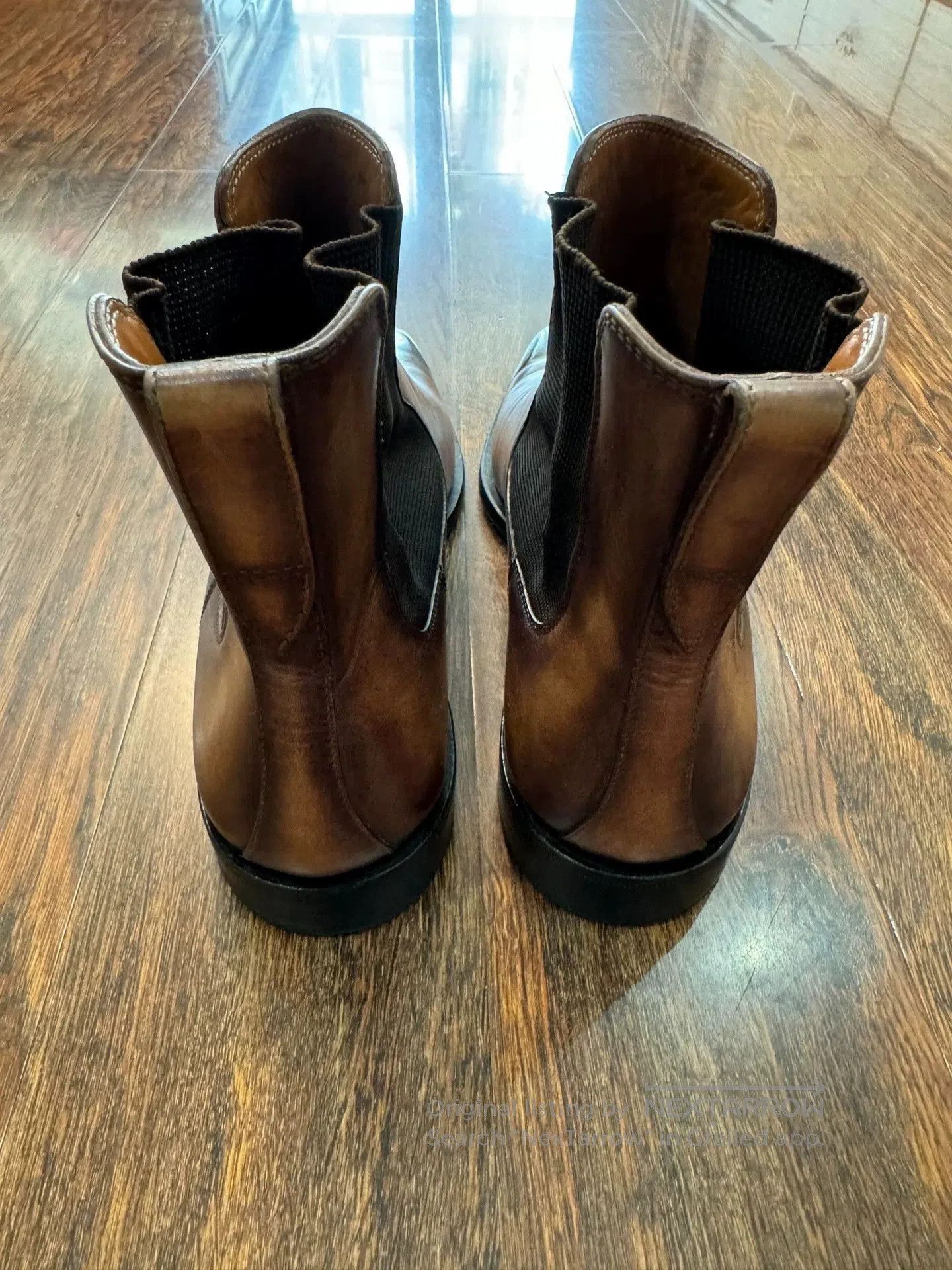 Berluti Brown Leather Chelsea Boots Size 7. Size US 7 / EU 40 - 4 Thumbnail