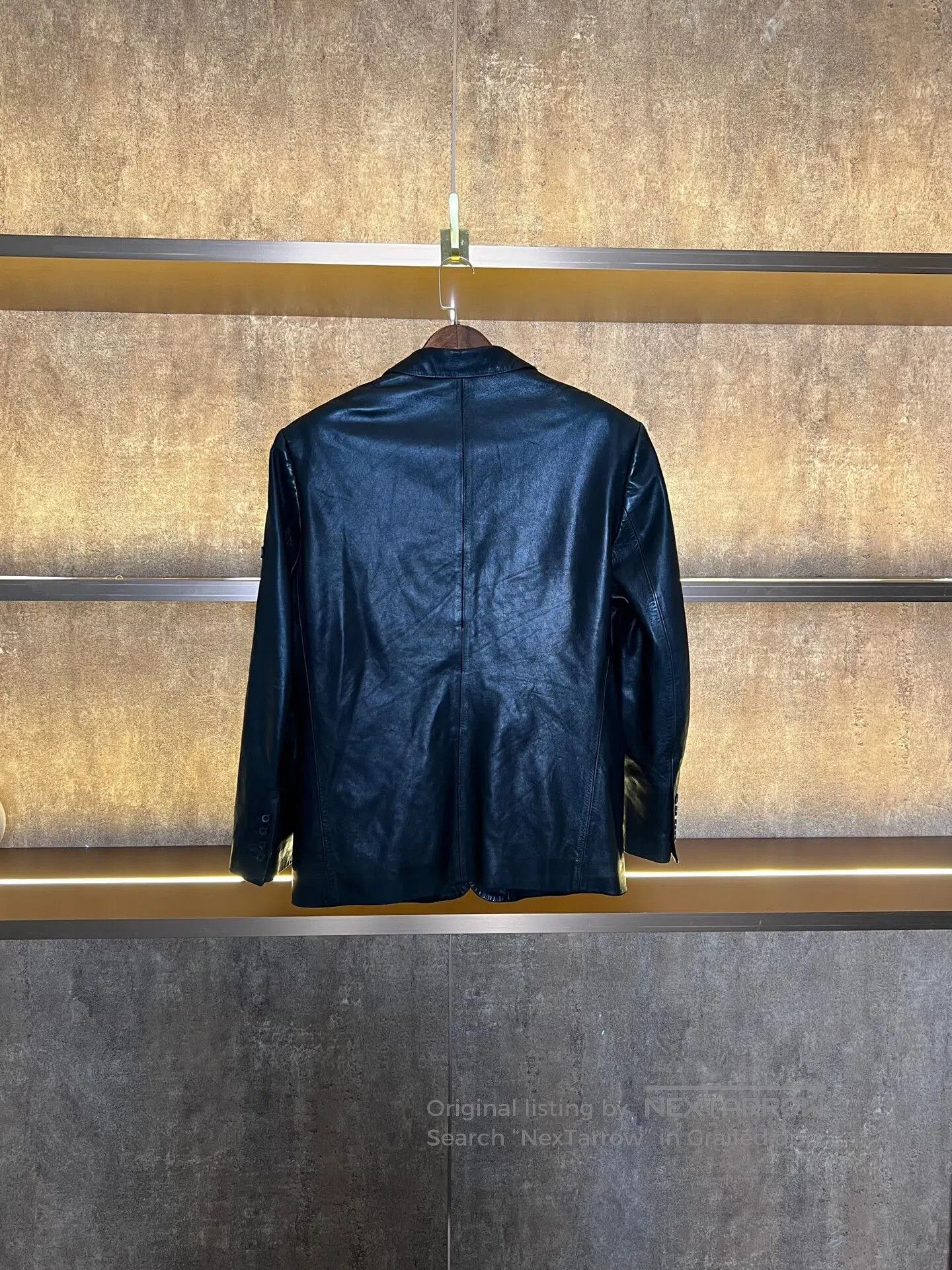 Balenciaga Balenciaga Patch Logo Lambskin Blazer| Size XXS / US 00 / IT 34 - 2 Thumbnail