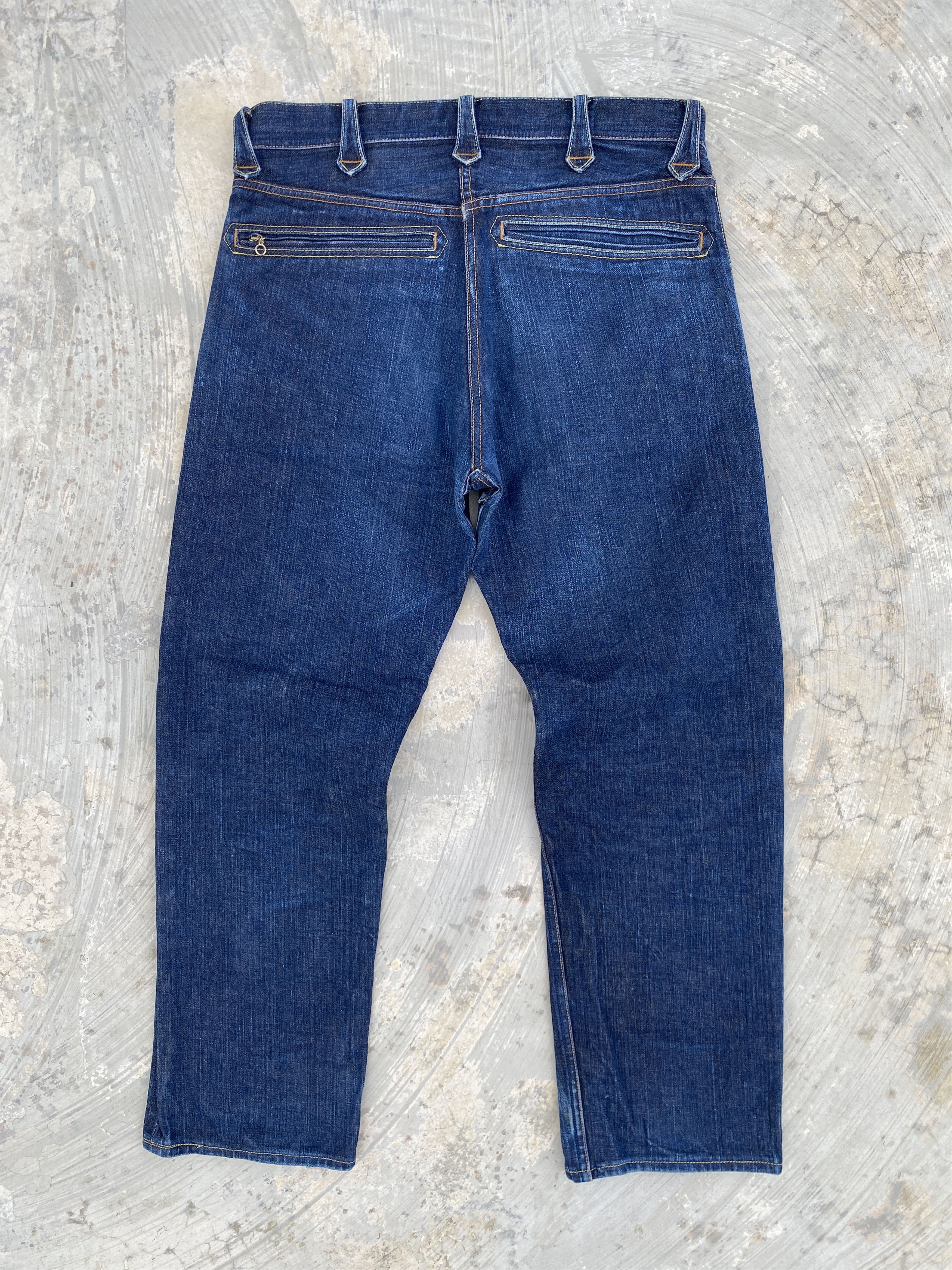 Japanese Brand × WEST RIDE × Warehouse Westride Bikers Selvedge Jeans by Warehouse Size US 33 - 6 Thumbnail