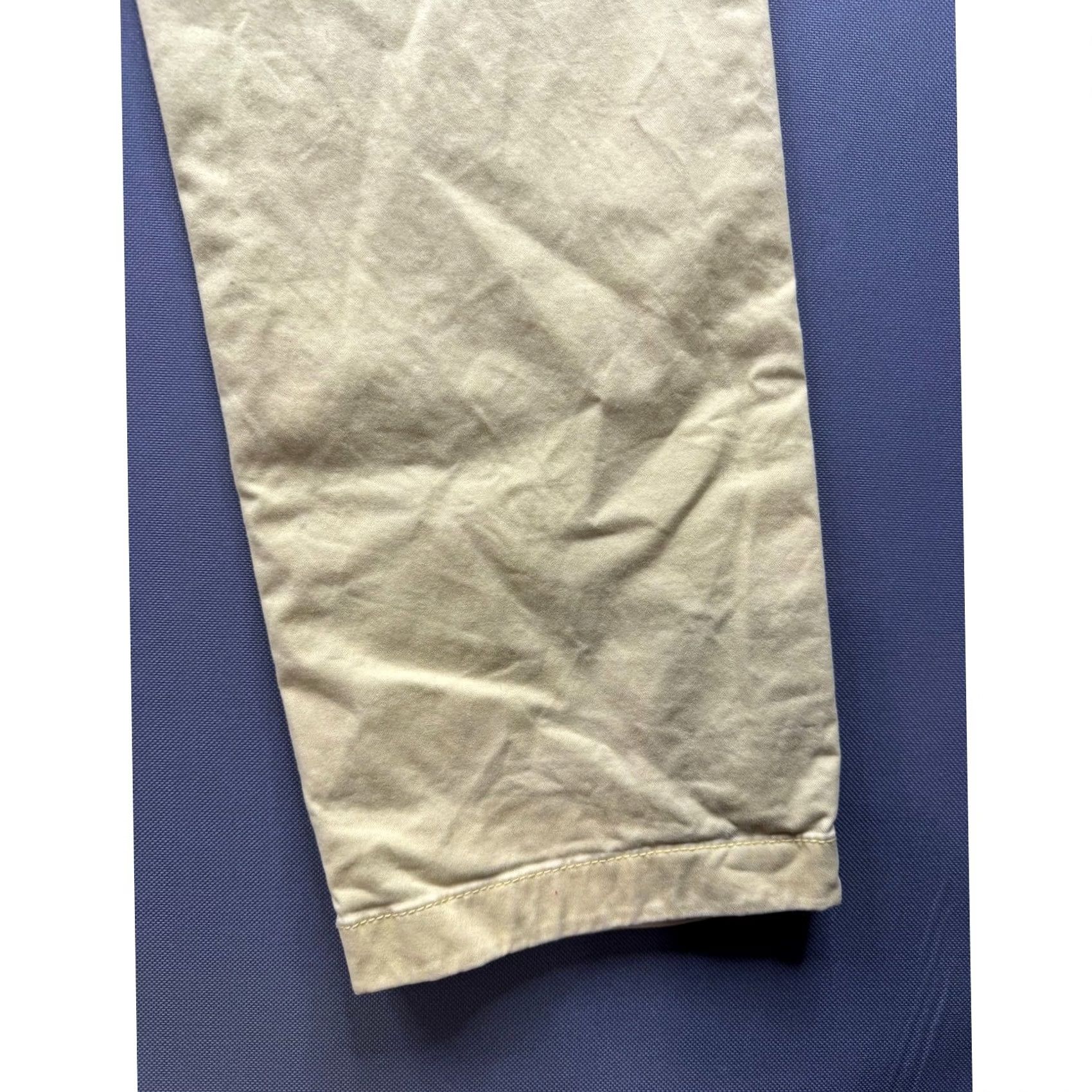 Tommy Hilfiger Tommy Hilfiger Slim Fit Chino Pants Mens Tan Khaki 36/32 Stretch 4-Pocket Logo Embroidered Size US 36 / EU 52 - 7 Thumbnail