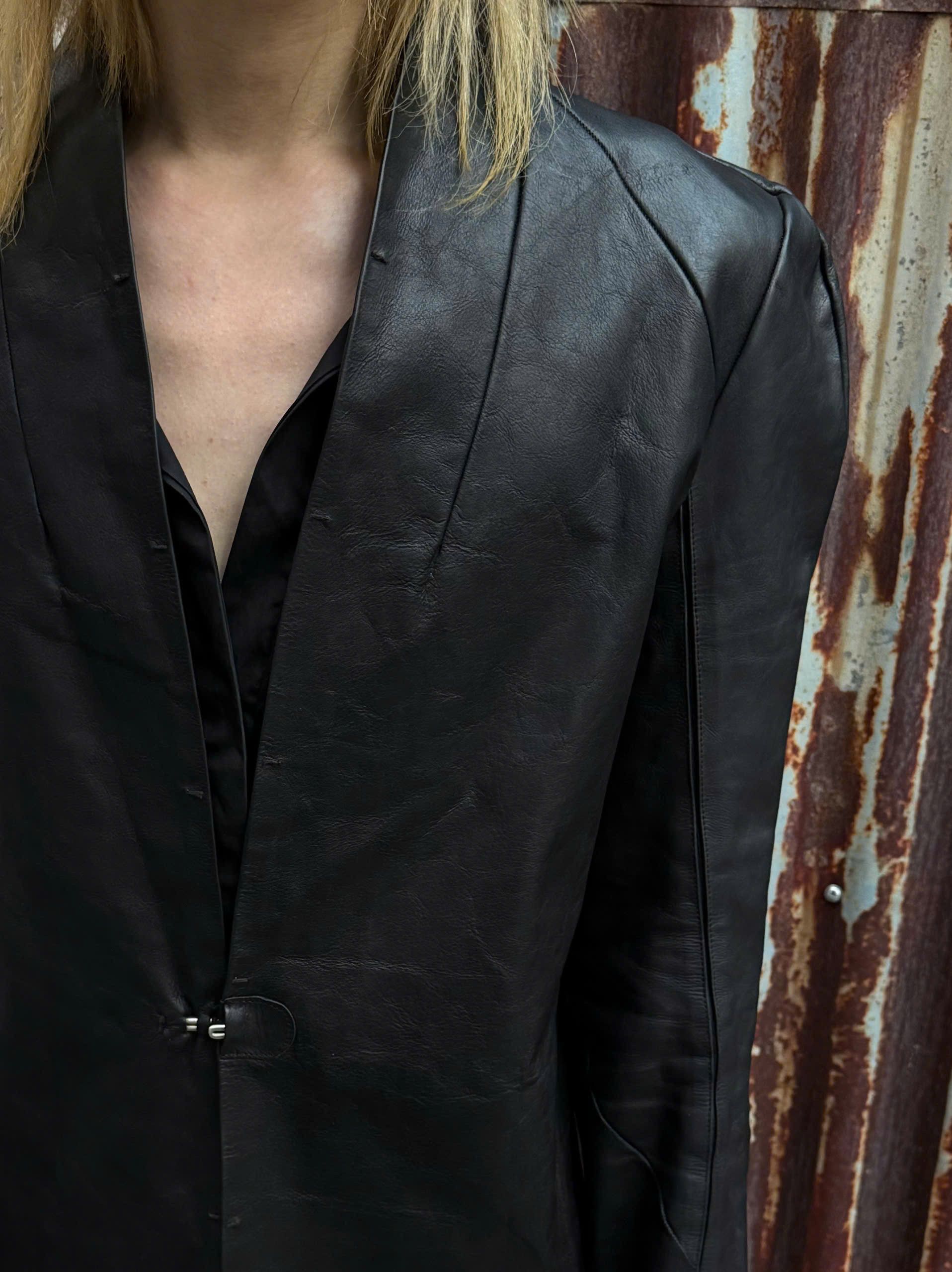 Yohan Serfaty YOHAN SERFATY “AD VITAM” CALF LEATHER JACKET — S/S 2012 Size US M / EU 48-50 / 2 - 5 Thumbnail