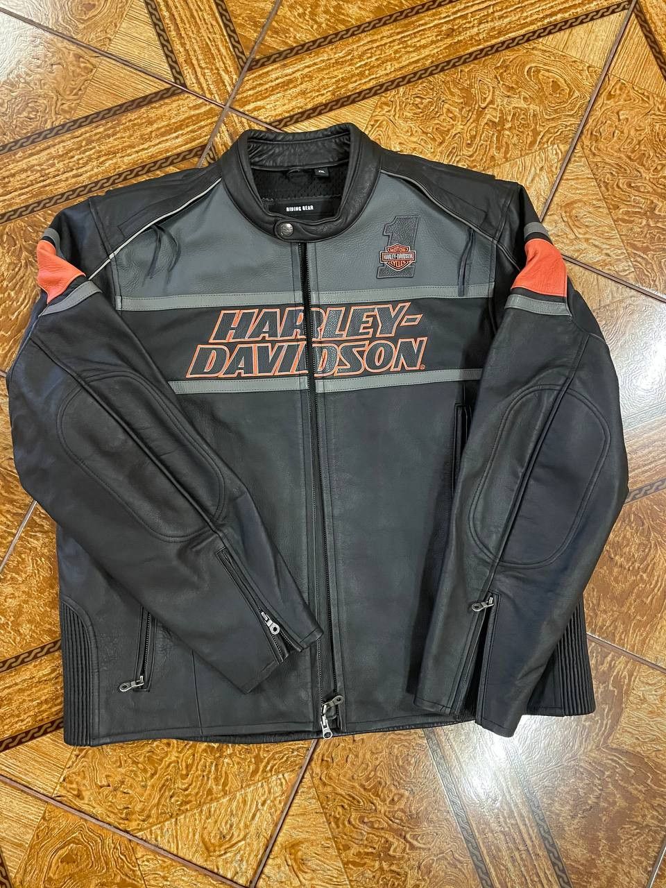 Harley Davidson 🔥 Harley-Davidson Genuine Leather Biker Jacket 🔥 Size US XXL / EU 58 / 5 - 1 Thumbnail