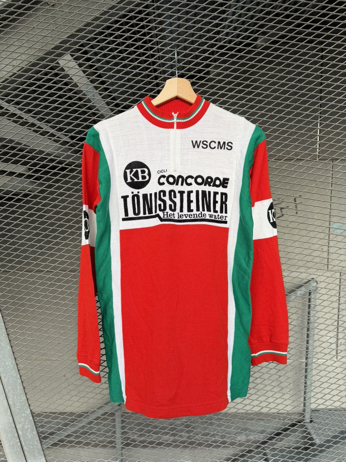 Vintage Vintage Concorde Cicli Tonissteiner Wool Cycle Jersey Size US M / EU 48-50 / 2 - 1 Thumbnail
