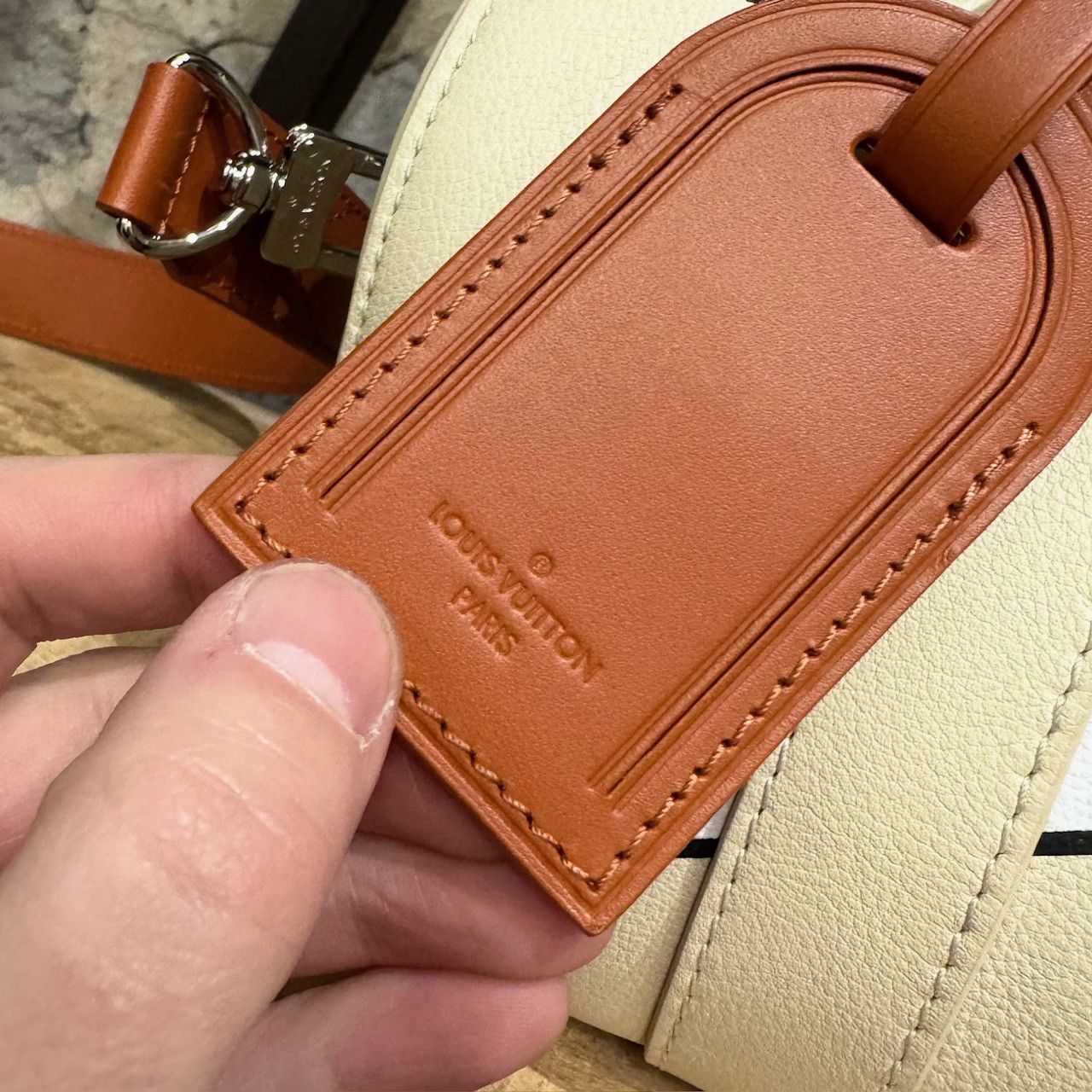 Louis Vuitton Louis Vuitton 2022 Beige City Keepall Crossbody Bag Size ONE SIZE - 5 Thumbnail
