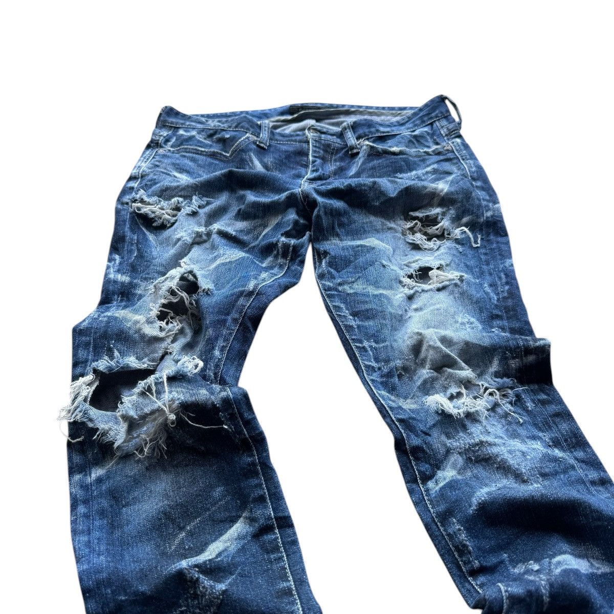 CIVARIZE ☀️CIVARIZE DISTRESSED SLIM FIT DENIM JEANS PANT Size US 30 / EU 46 - 7 Thumbnail