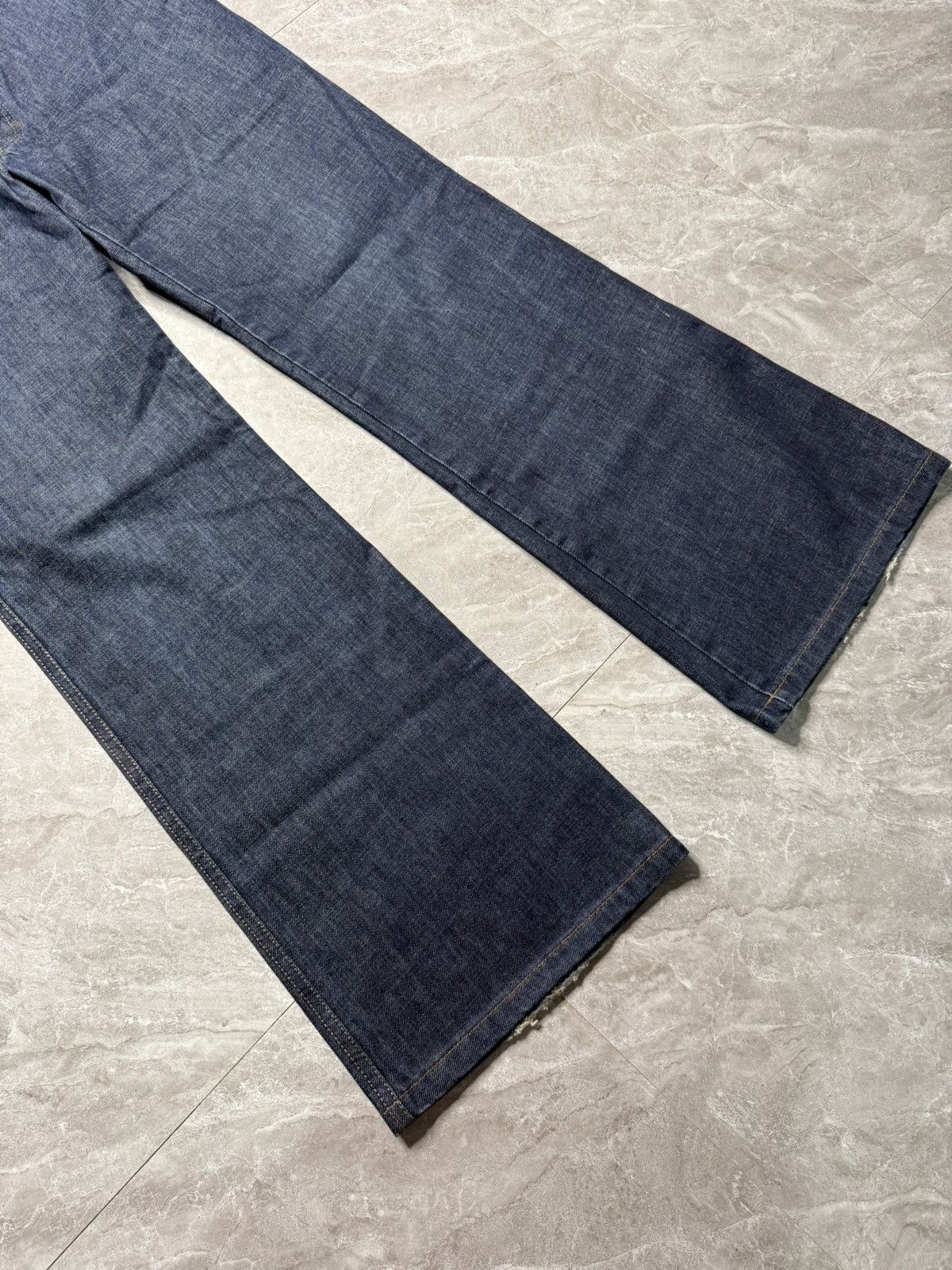 Prada Archival Prada Indigo Boot Cut Jeans Size US 34 / EU 50 - 4 Thumbnail