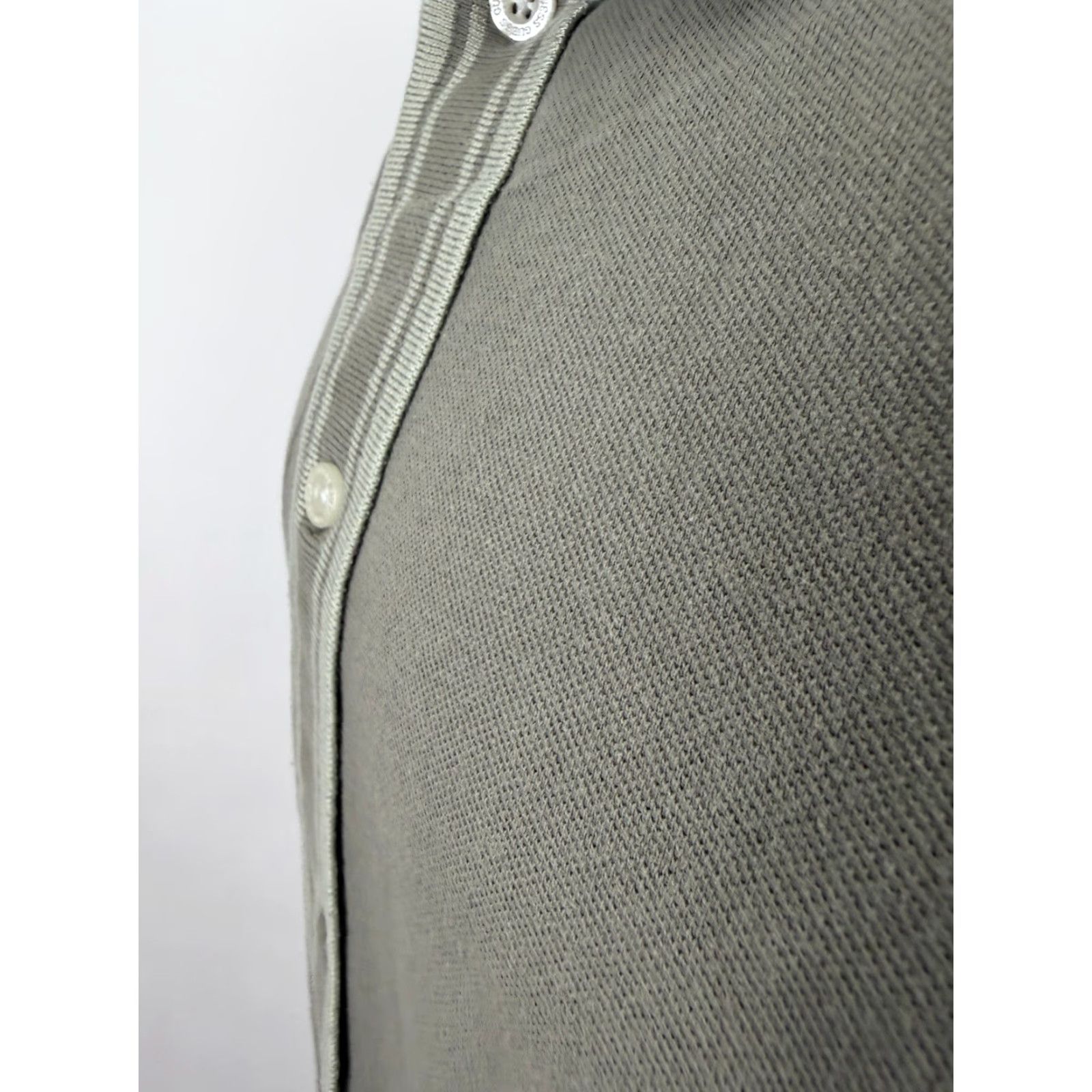 Guess VINTAGE GUESS Button-Up Shirt Men's Large Pique Knit Cotton Beige 2000s Y2K Retro Hipster Short Sleeve Size US L / EU 52-54 / 3 - 6 Thumbnail