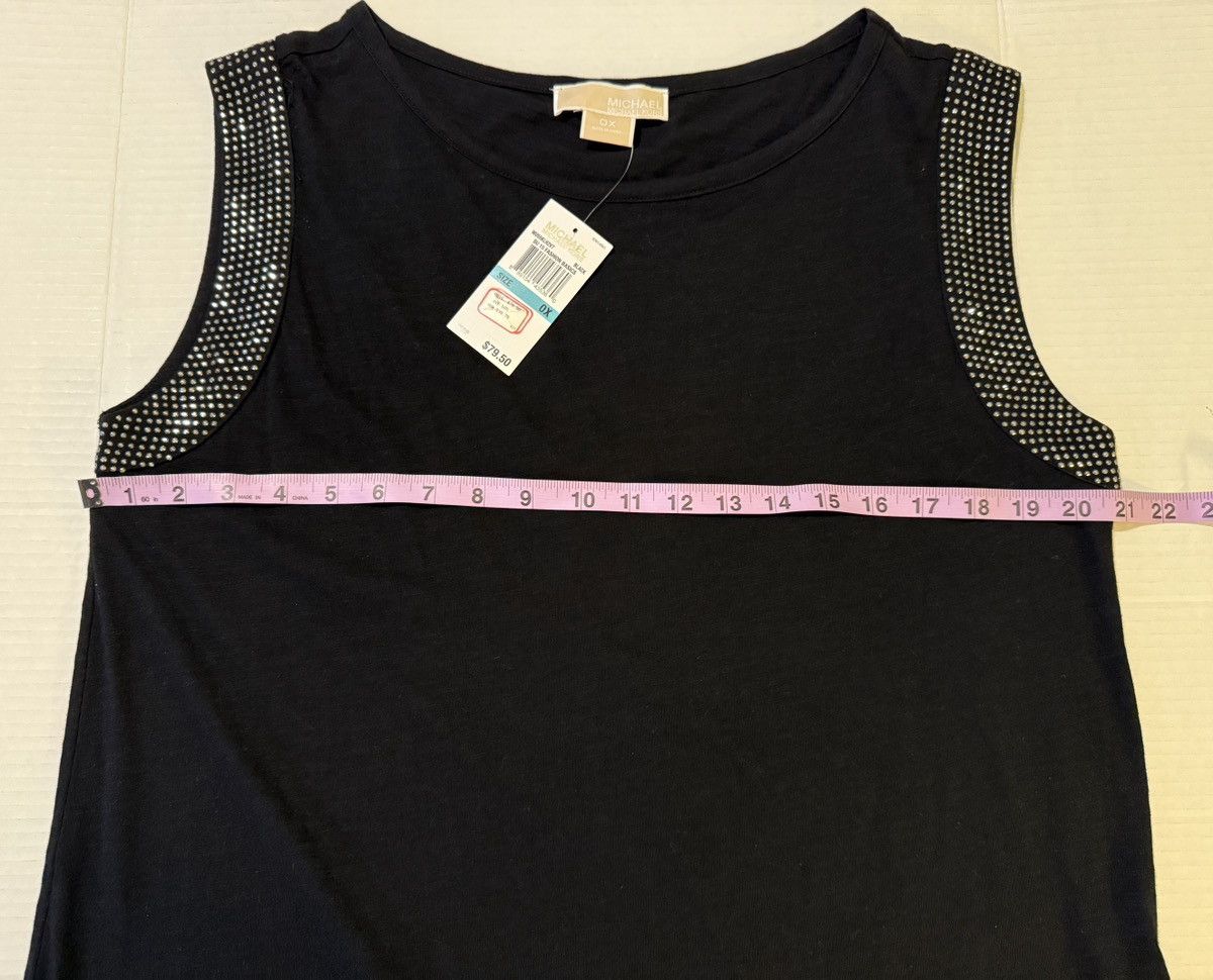 Michael Kors Michael Michael Kors Women Lot of 2 Black Tops New w Tags Size ONE SIZE - 13 Thumbnail