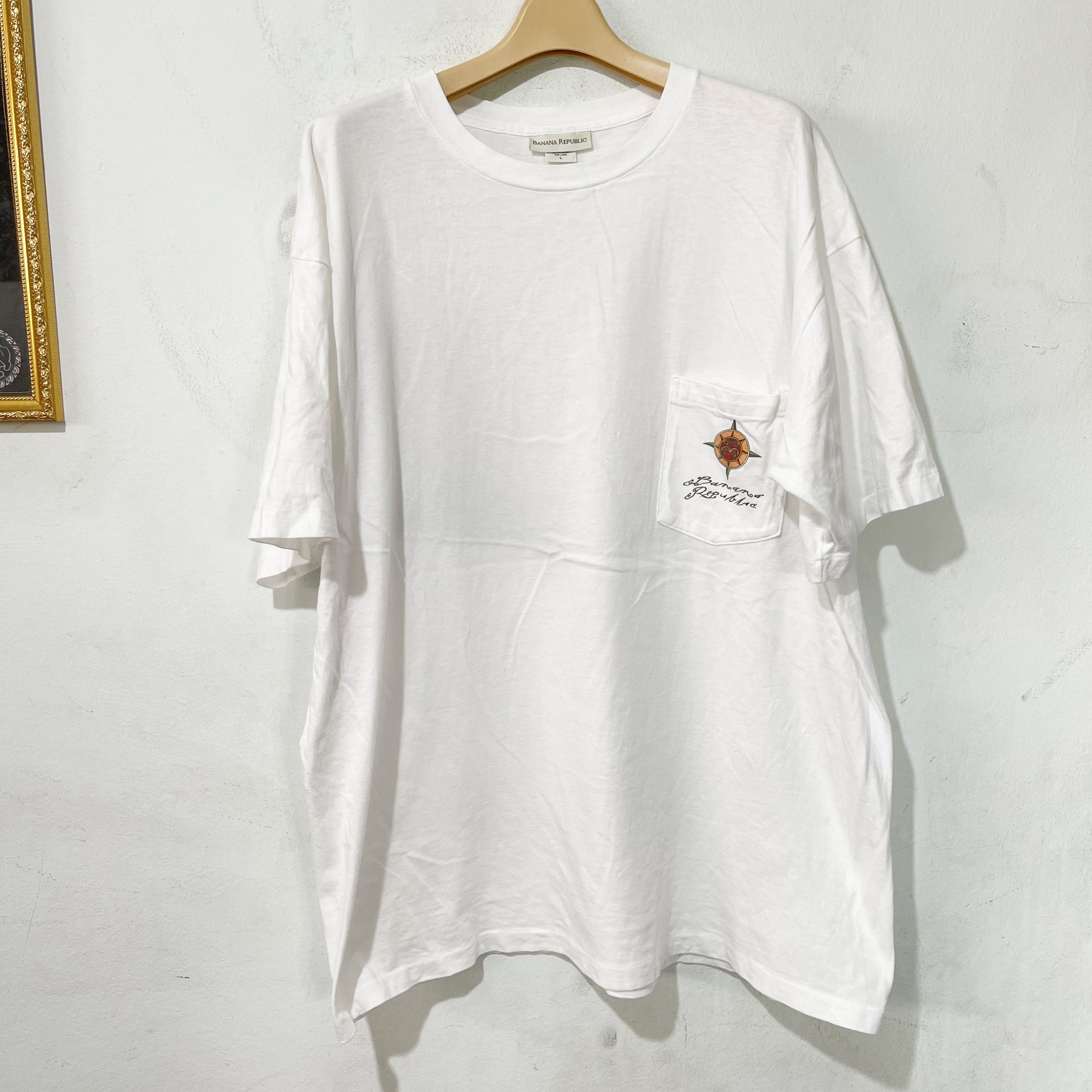 Banana Republic Vintage 90s Banana Republic Hawaiian Islands Pocket Tee Size US XL / EU 56 / 4 - 3 Thumbnail