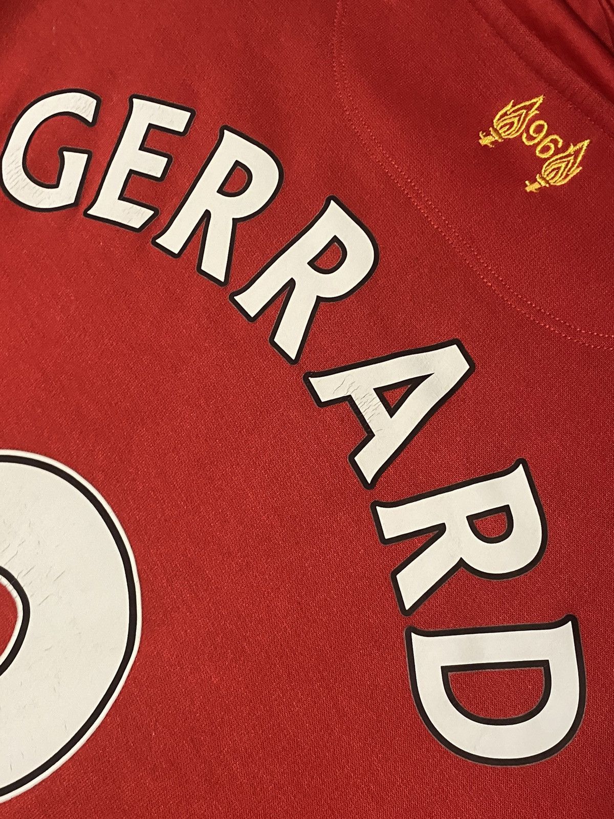 Vintage 2013 Vintage Warriors Liverpool Soccer Jersey #8 Gerrard Size US L / EU 52-54 / 3 - 6 Thumbnail