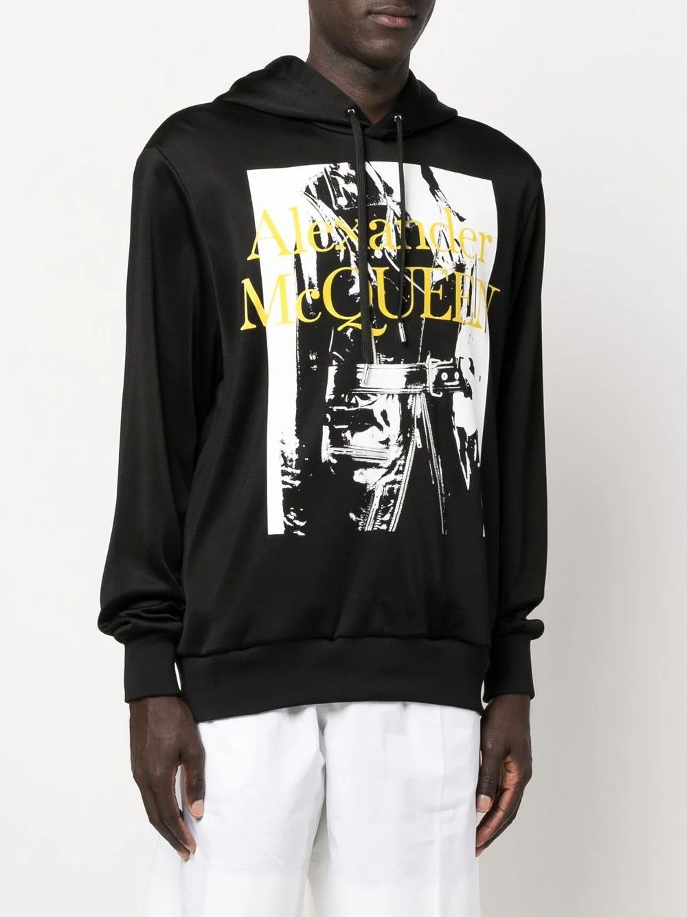 Alexander McQueen o1y1024 Hooded Sweatshirt In Black Size US S / EU 44-46 / 1 - 3 Thumbnail