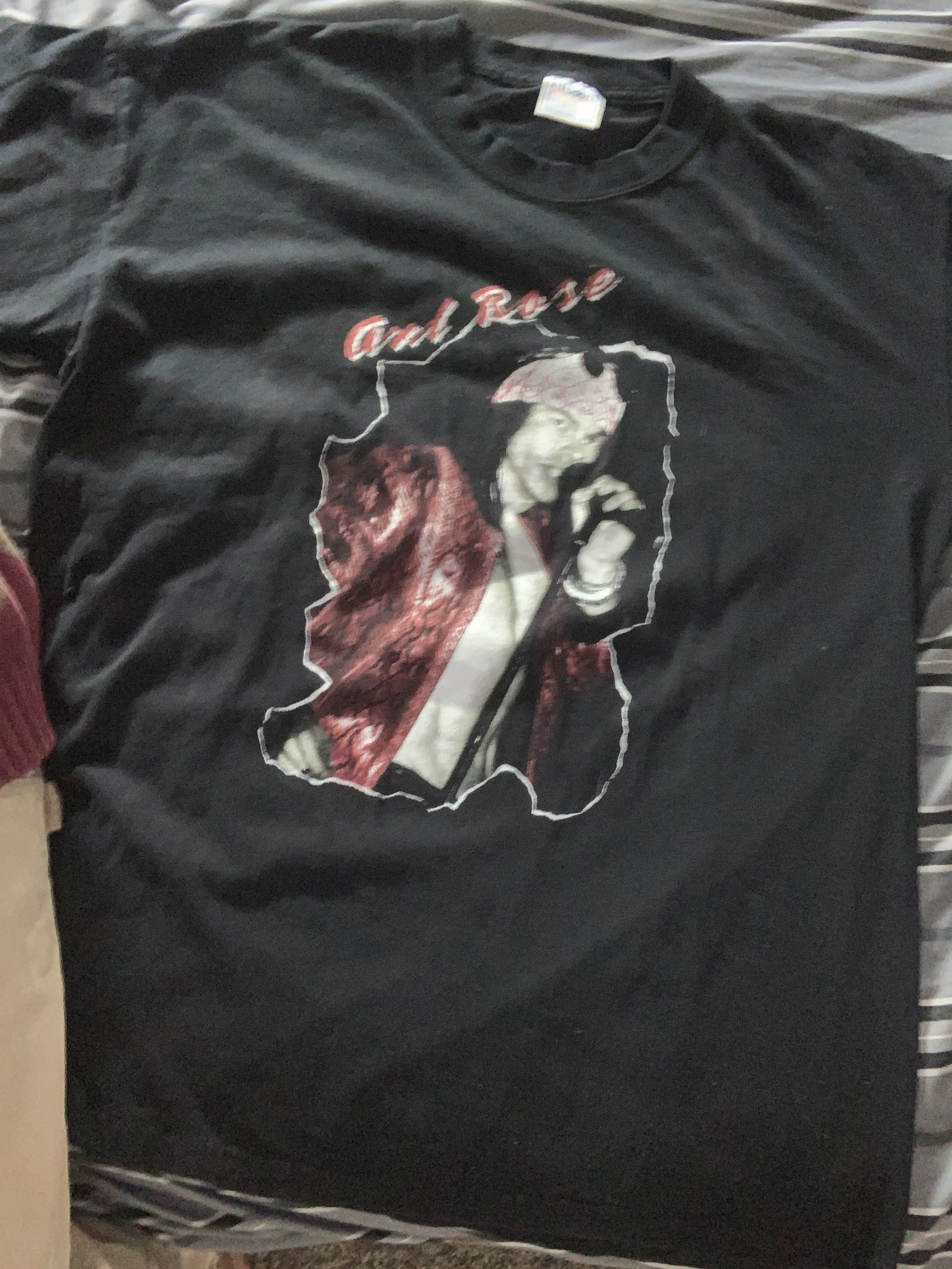 Vintage axl rose 90s promo shirt Size US XL / EU 56 / 4 - 1 Thumbnail