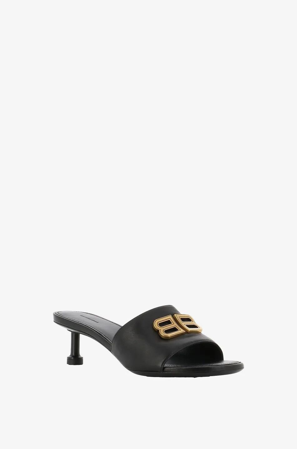 Balenciaga o1la1rc1a1024 Groupie Sandals in Black/Gold Size US 6 / IT 36 - 1 Thumbnail