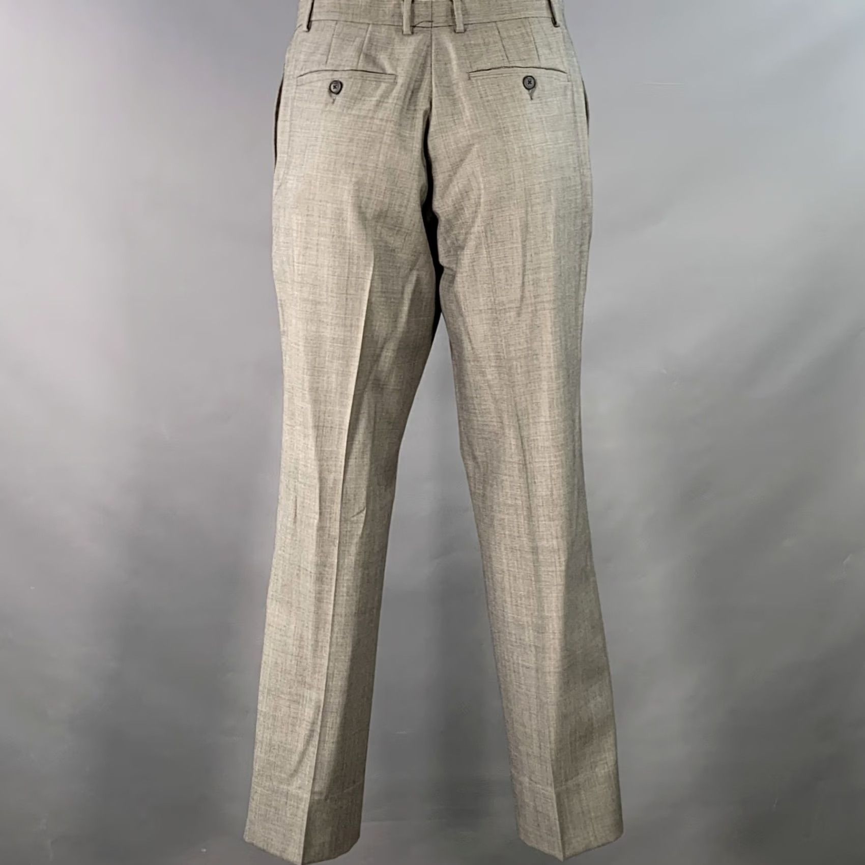 Paul Smith PAUL SMITH The Kensington Suit Regular Size 46 Grey Wool Slim Fit Notch Lapel Size 46R - 5 Thumbnail