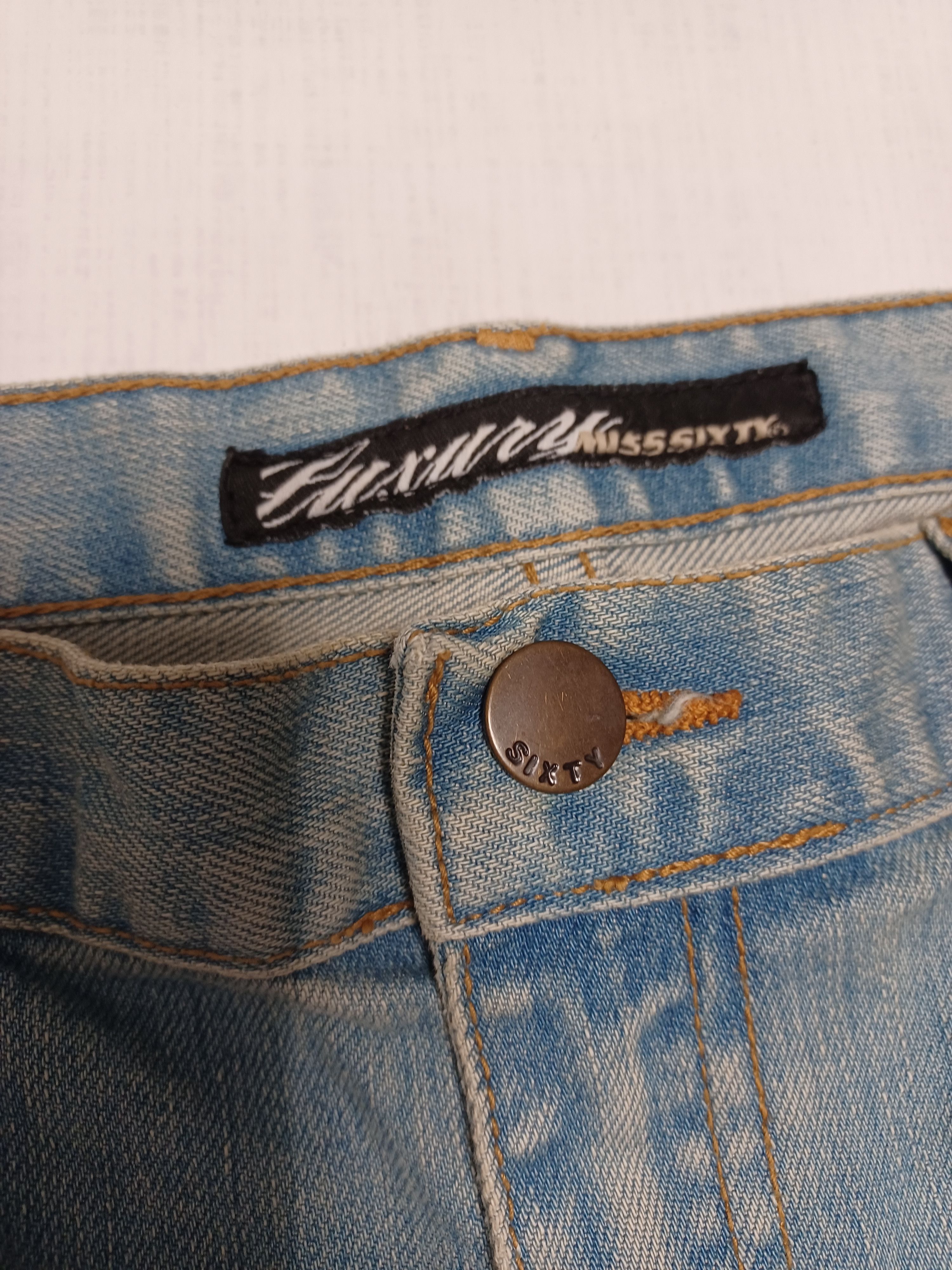 Miss Sixty Miss Sixty lady`s flare jeans denim vintage Size 28" / US 6 / IT 42 - 7 Thumbnail
