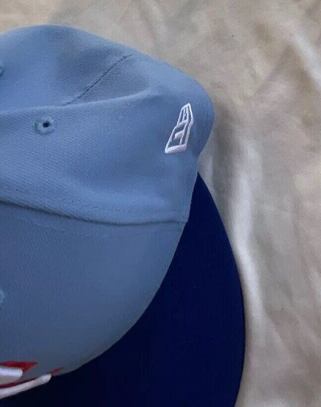 MLB × New Era New Era 59fiffty Texas Rangers White/Blue Men’s Hat Sz 7 Size ONE SIZE - 4 Thumbnail