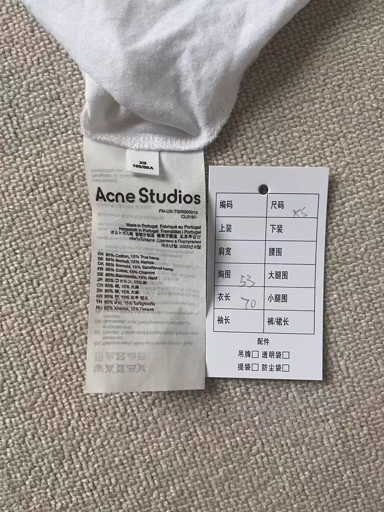 Acne Studios Acne Studios 1996 Series Lettering Logo Distressed Printed Size US XXS / EU 40 - 7 Thumbnail