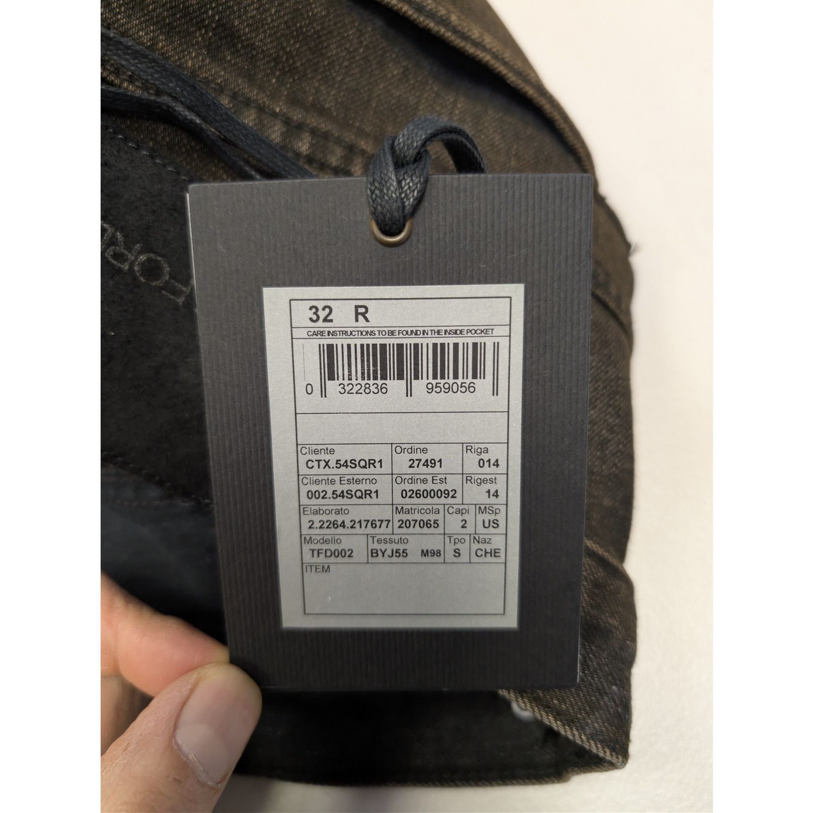 Tom Ford o1rshd1 Straight Fit Denim Jeans in Brown Size US 32 / EU 48 - 21 Thumbnail