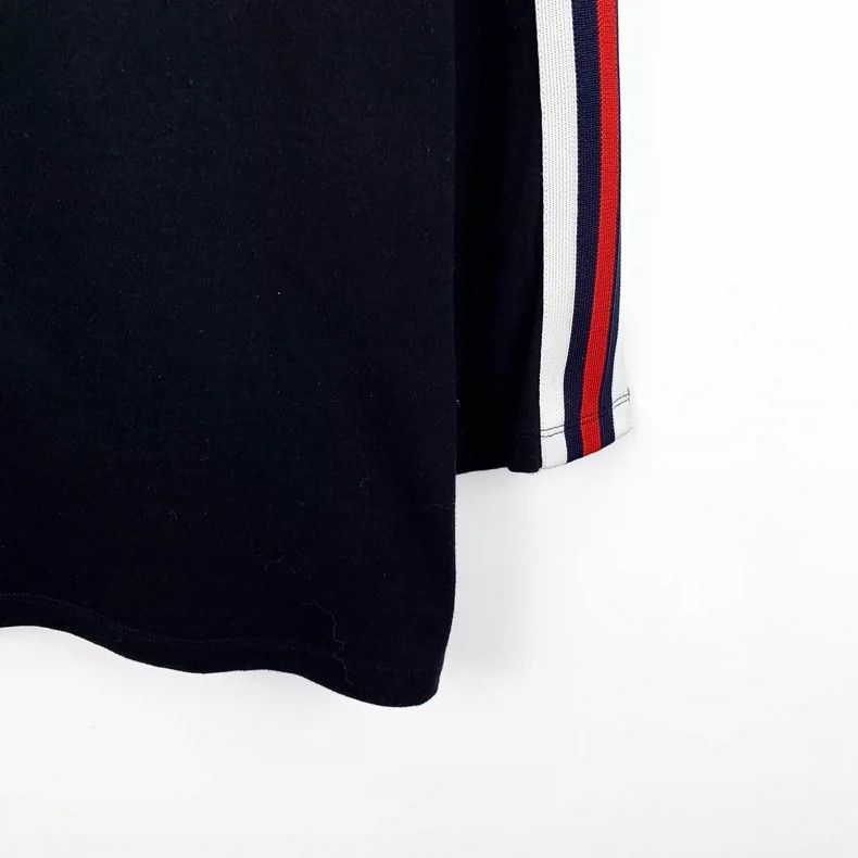 Gucci Gucci Black side striped leopard embroidered cotton round-n Size XS / US 0-2 / IT 36-38 - 5 Thumbnail