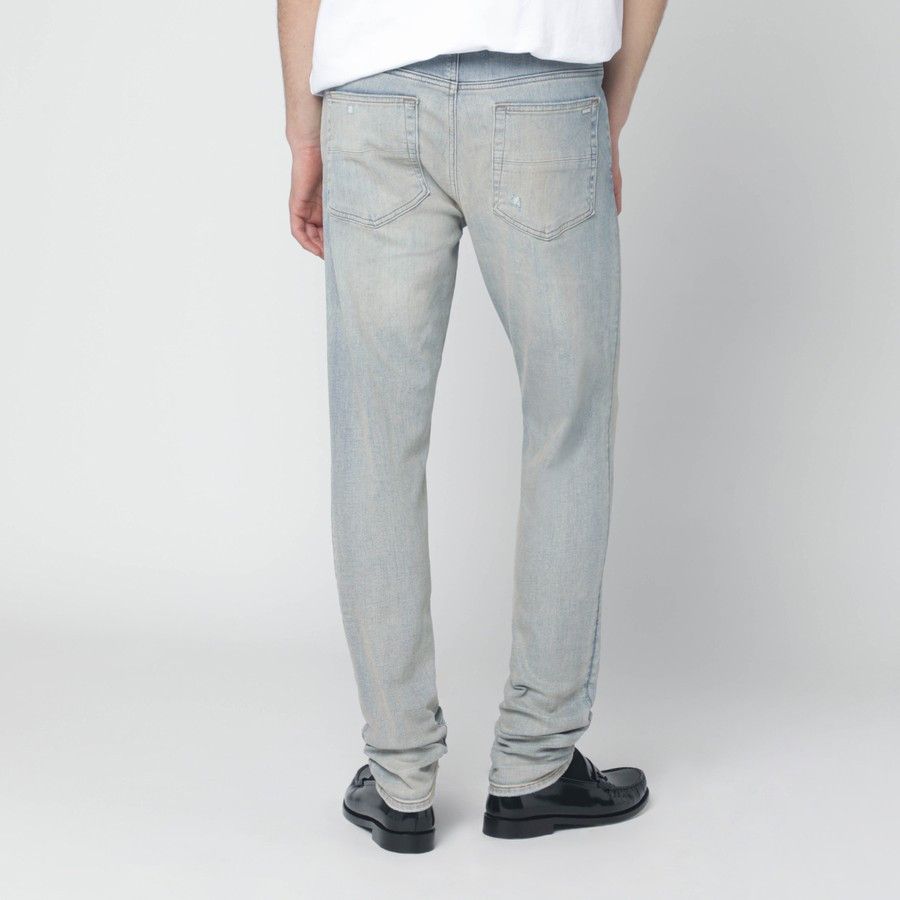 Amiri o1d2blof0226 Skinny Jeans in Light Blue Size US 32 / EU 48 - 4 Thumbnail