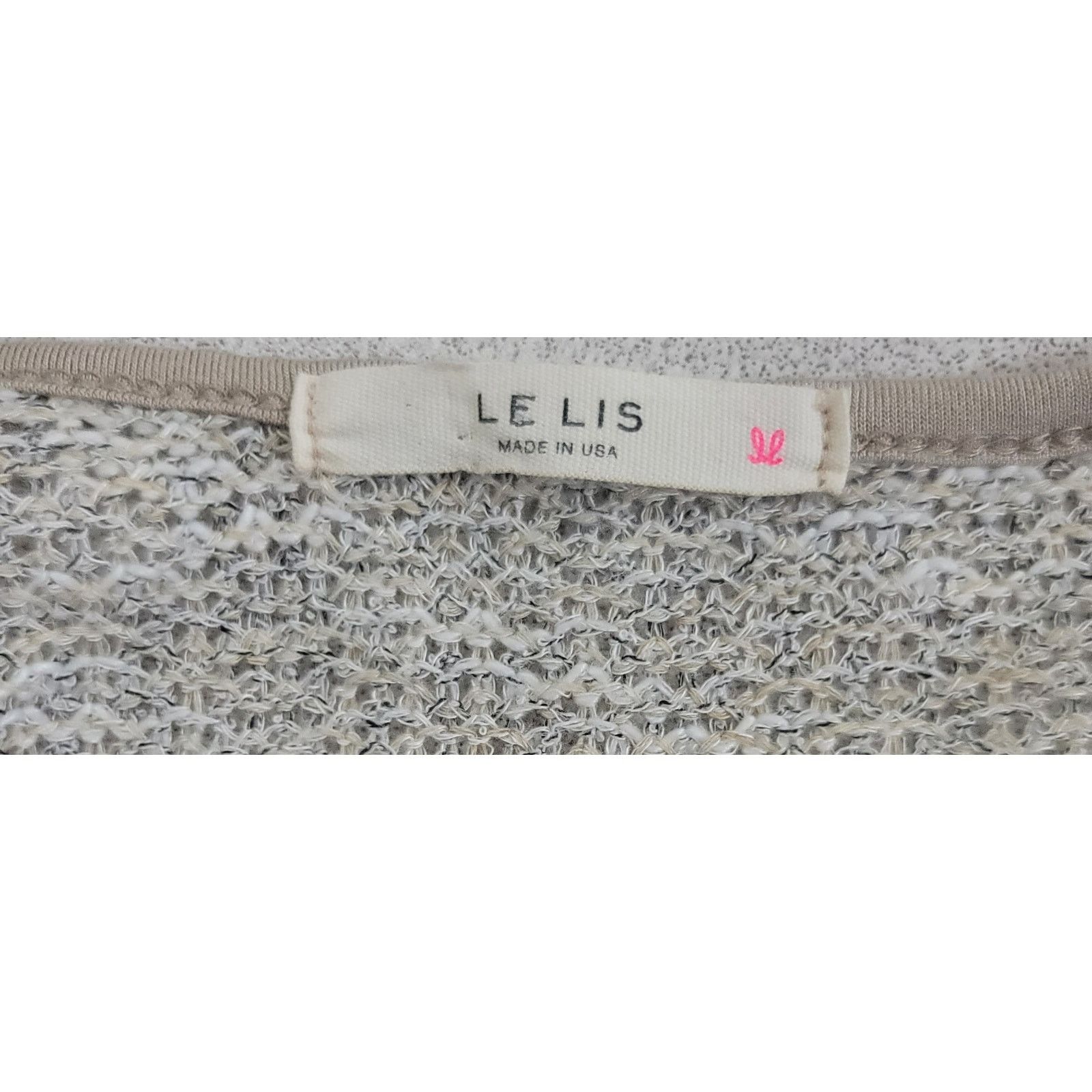Other Le Lis Stitch Fix Tan Beige Hi Low Marled Knit Top Small Size S / US 4 / IT 40 - 4 Thumbnail