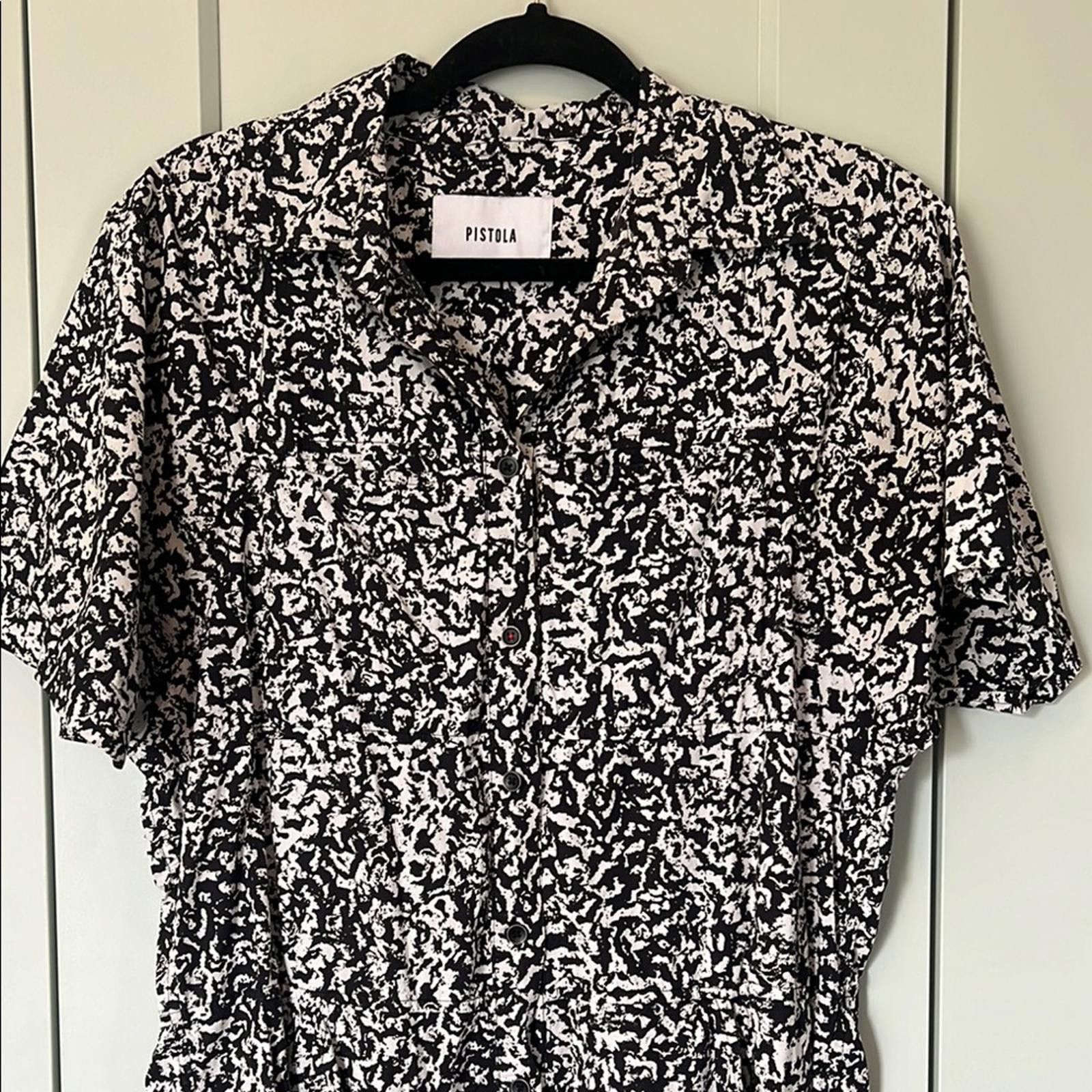 Pistol Lake Pistola Black and White Printed Jumpsuit Size 28" / US 6 / IT 42 - 5 Thumbnail
