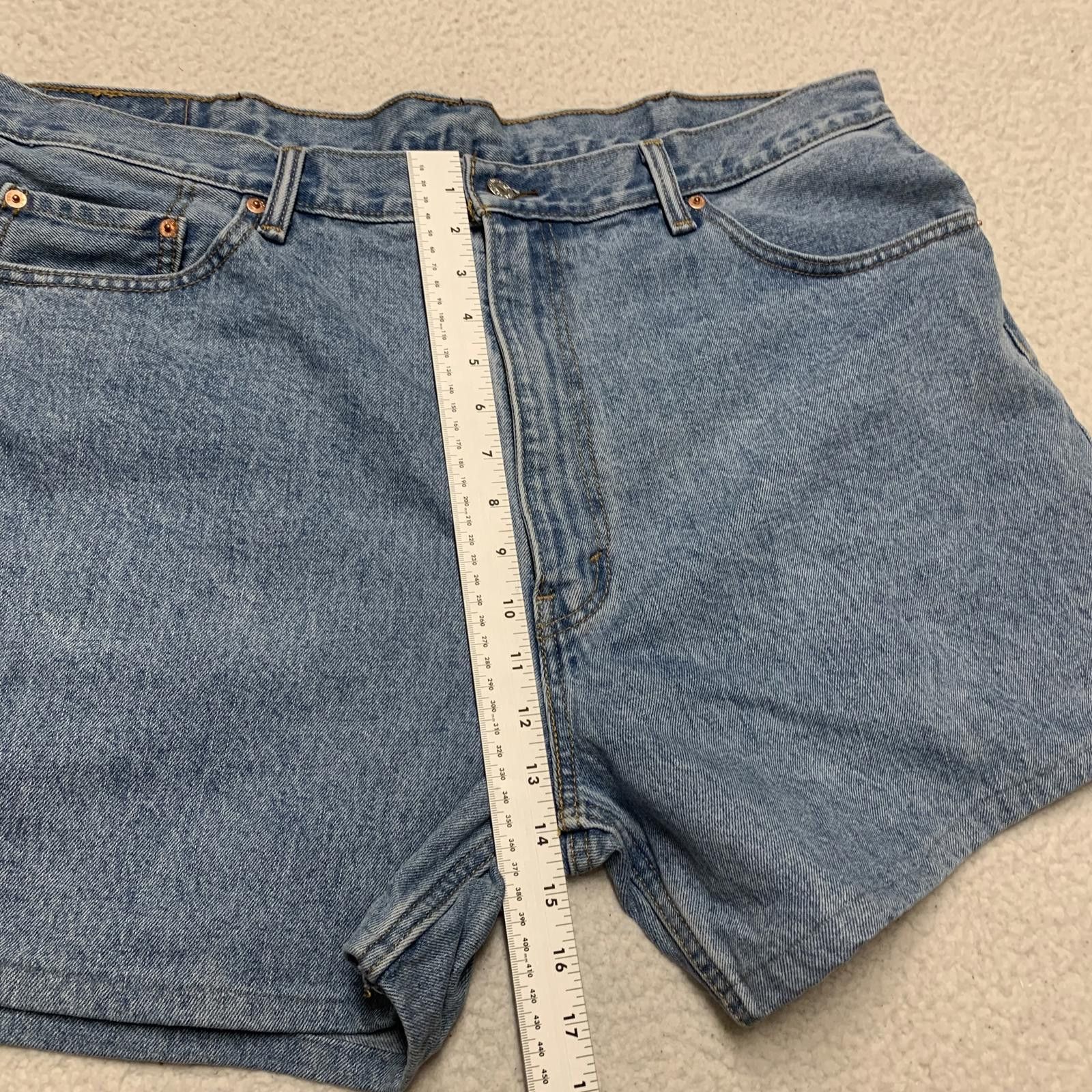Other Levi's 550 Men's Altered Blue Sz 42 Denim Shorts Size US 42 / EU 58 - 8 Thumbnail