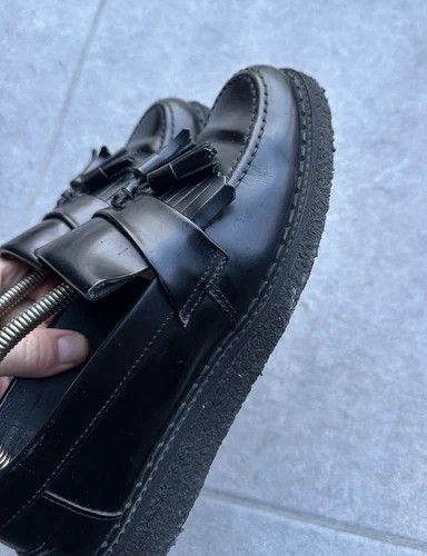 Fred Perry Fred Perry X George Cox Women's Black Tassel Loafer Size US 6 / IT 36 - 8 Thumbnail