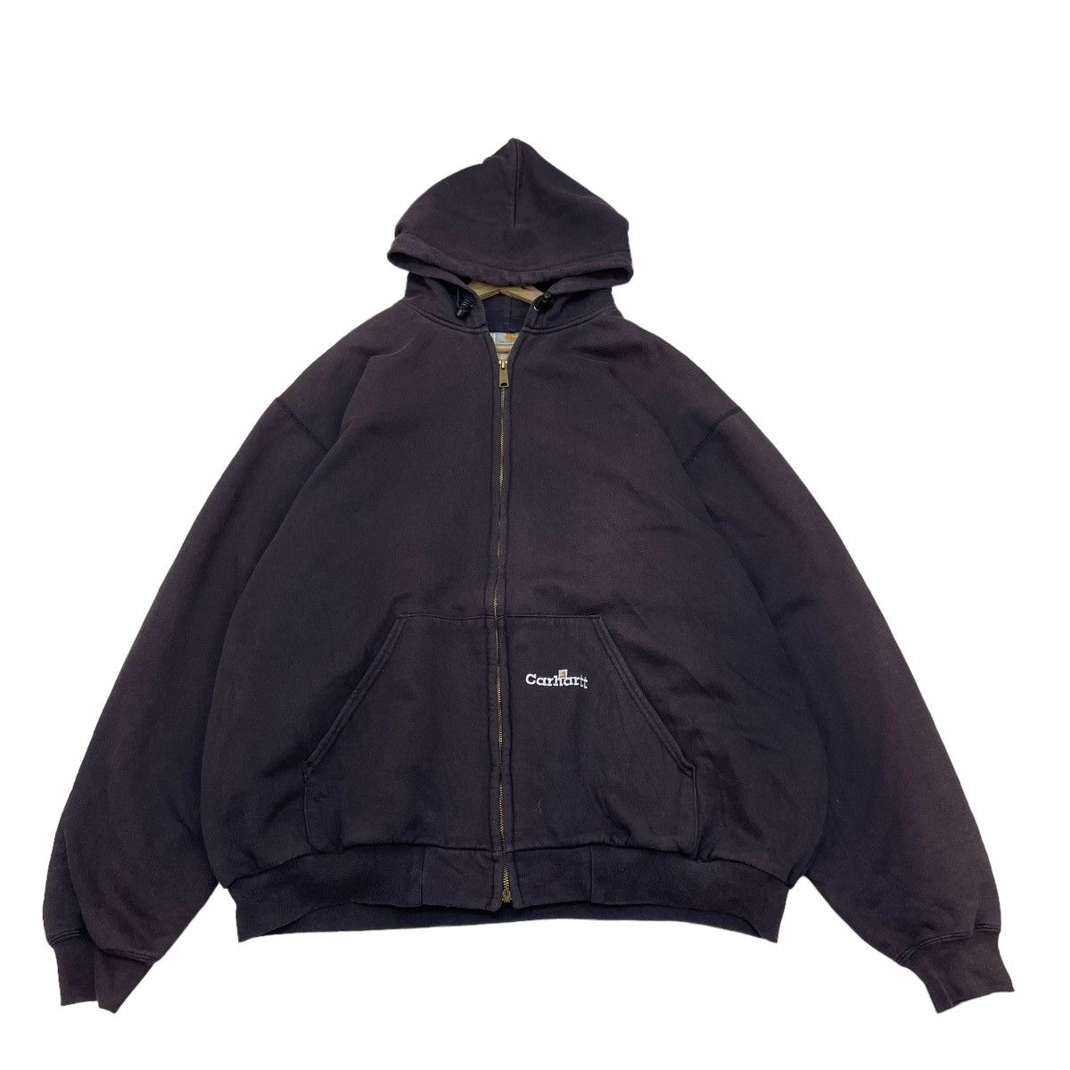 Carhartt 💥Faded Vintage Carhartt Hoodie Sweatshirt Pullover Jacket Size US XL / EU 56 / 4 - 1 Thumbnail