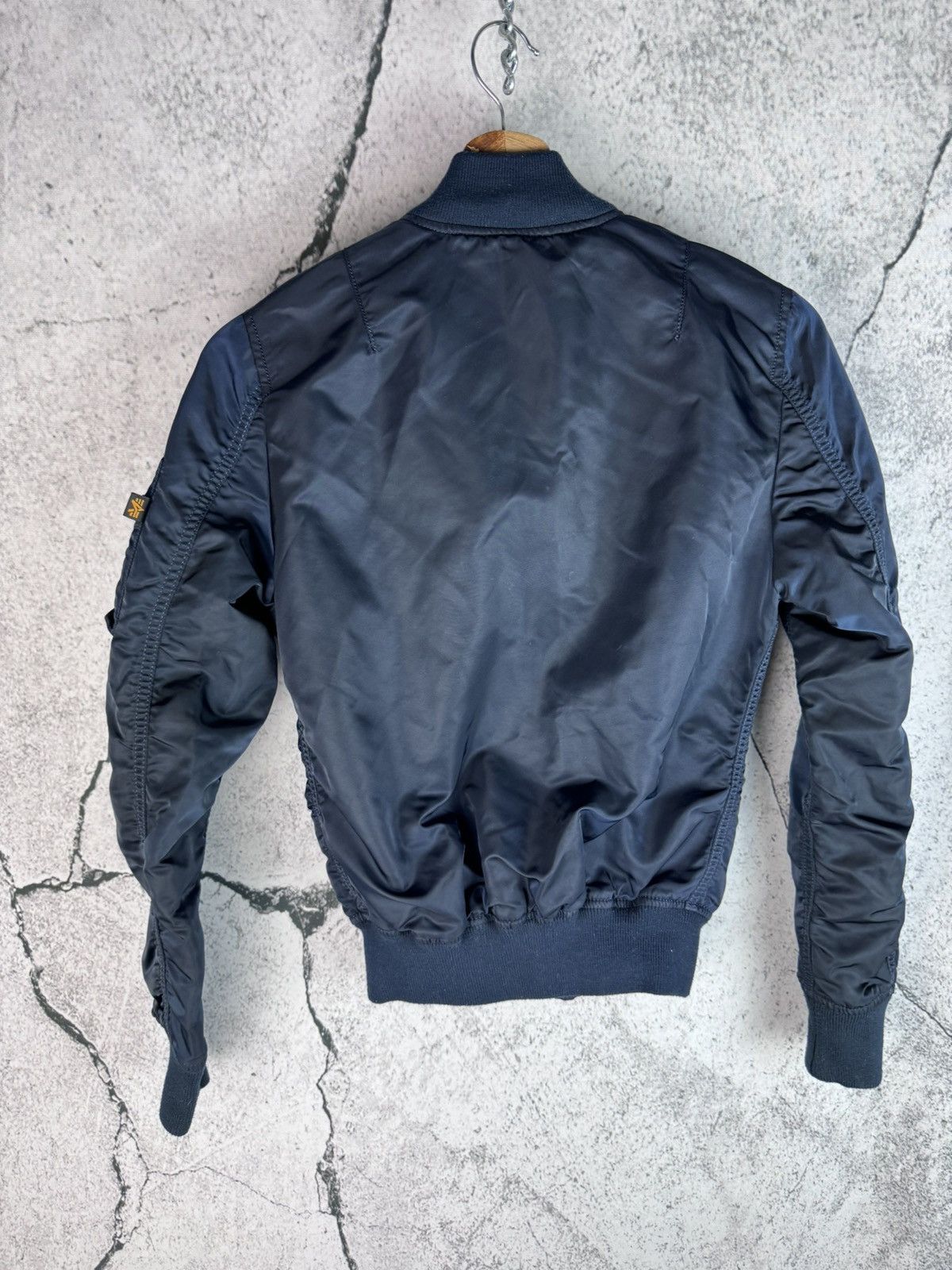 Alpha Industries Alpha Industries Blue Bomber Jacket Women's Size XS Size XS / US 0-2 / IT 36-38 - 2 Thumbnail