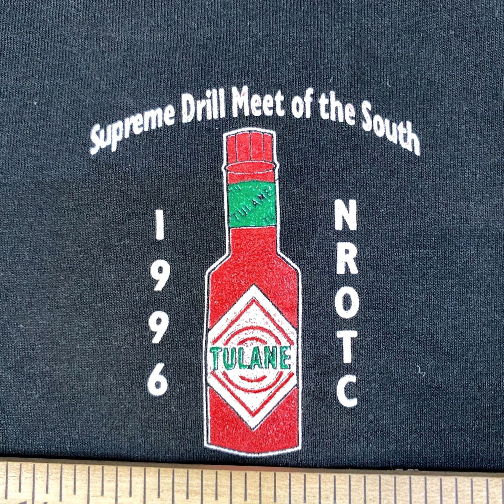Vintage VINTAGE VTG Drill Meet of the South Shirt Large Black Double Sided 1996 Mardi Gras NROTC Mens Size US L / EU 52-54 / 3 - 5 Thumbnail
