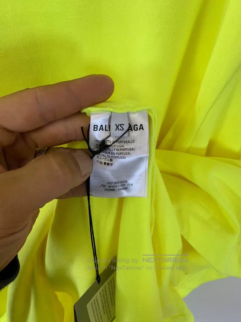 Balenciaga Balenciaga Logo Letter Printed Wave Short Sleeve T-Shirt, Size US XS / EU 42 / 0 - 4 Thumbnail