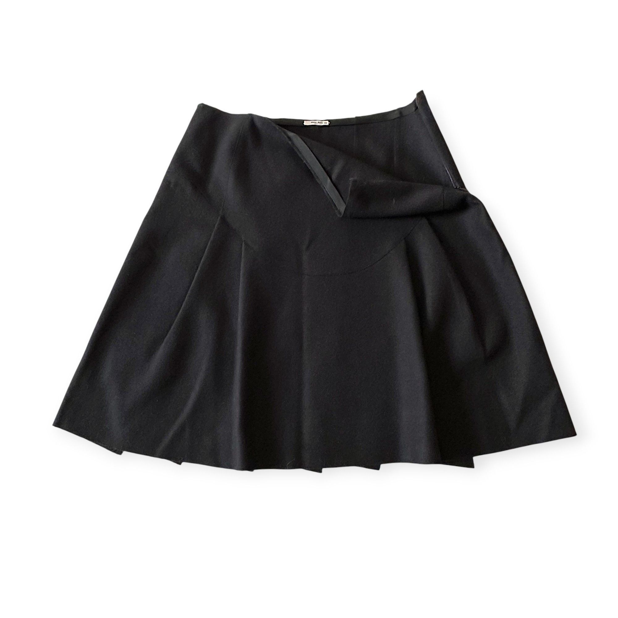 Miu Miu Miu Miu FW06 Felt Wool Skirt IT44 Size 30" / US 8 / IT 44 - 6 Thumbnail